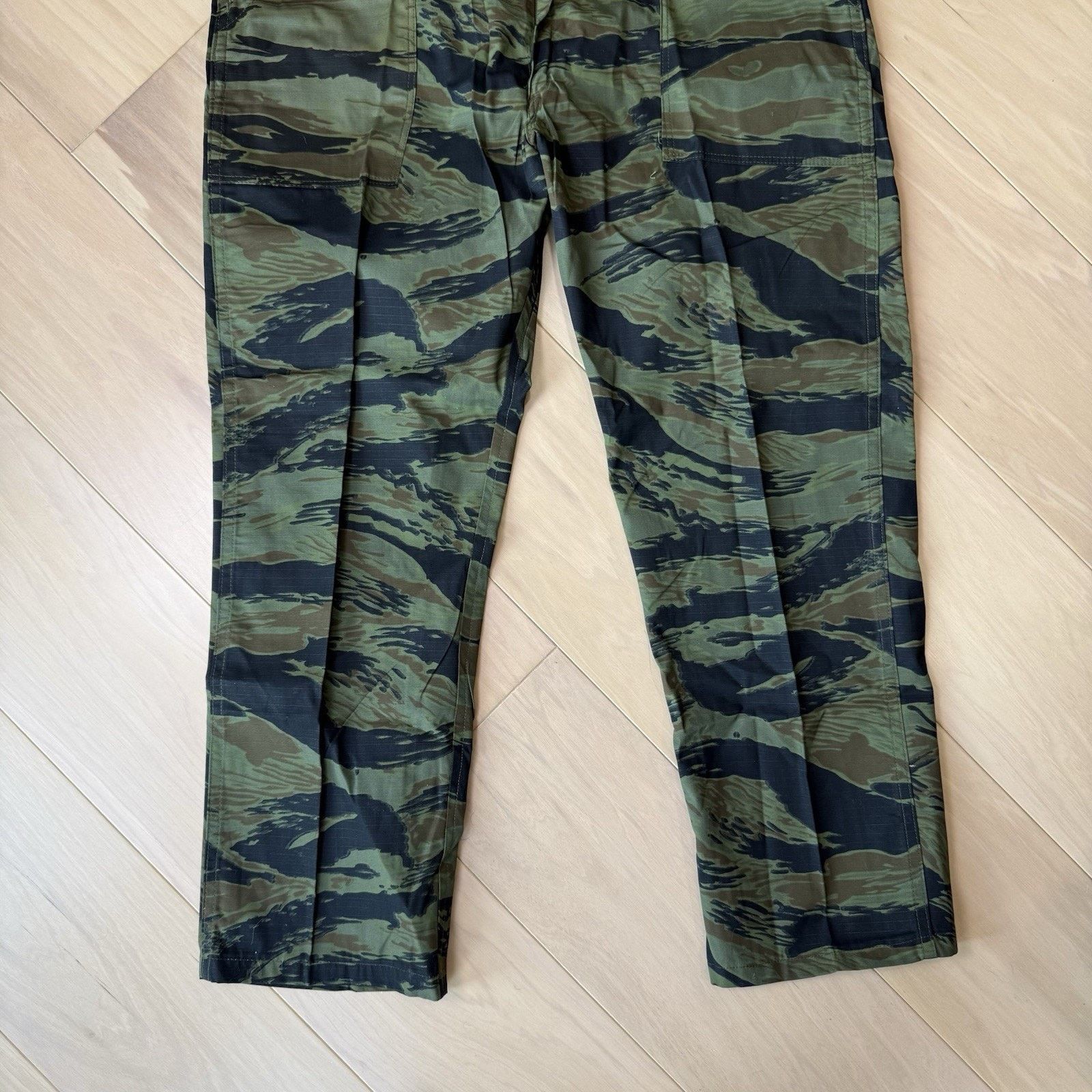Other Vintage Military Tiger Stripe Pants 33 Green 70s Vietnam Size US 33 - 4 Thumbnail