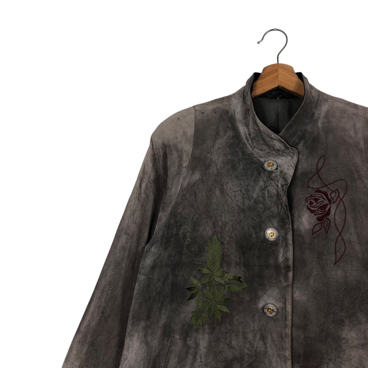 Japanese Brand Vintage Shearling Leather Jacket Unknown Brand Issey Miyake Size US M / EU 48-50 / 2 - 8 Thumbnail