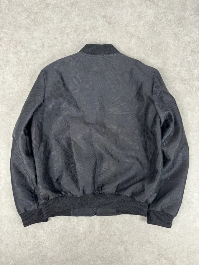 Saint Laurent Paris SS2021 Saint Laurent Black Nylon Ruched Zip Bomber Jacket Size XS / US 0-2 / IT 36-38 - 6 Thumbnail