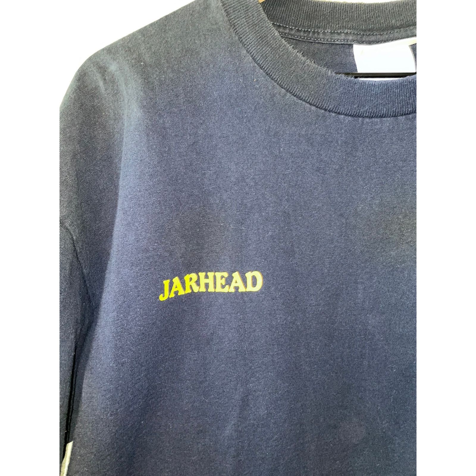 INTERMIX Jarhead Marine Army Trucks Shirt Blue XL Car Graphic Tee Size US XL / EU 56 / 4 - 3 Thumbnail