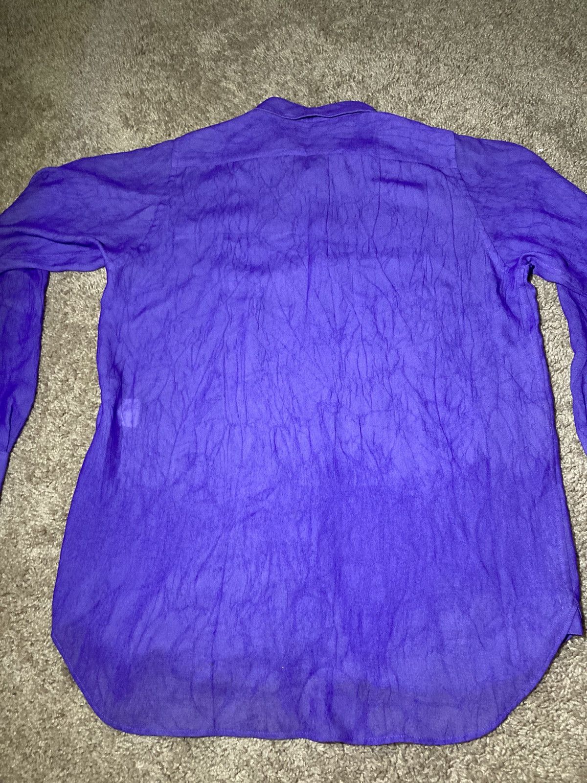 Beauty Beast SS99 Beauty:Beast Poem Button Shirt Beauty Message 90s 1999 Size US M / EU 48-50 / 2 - 7 Thumbnail