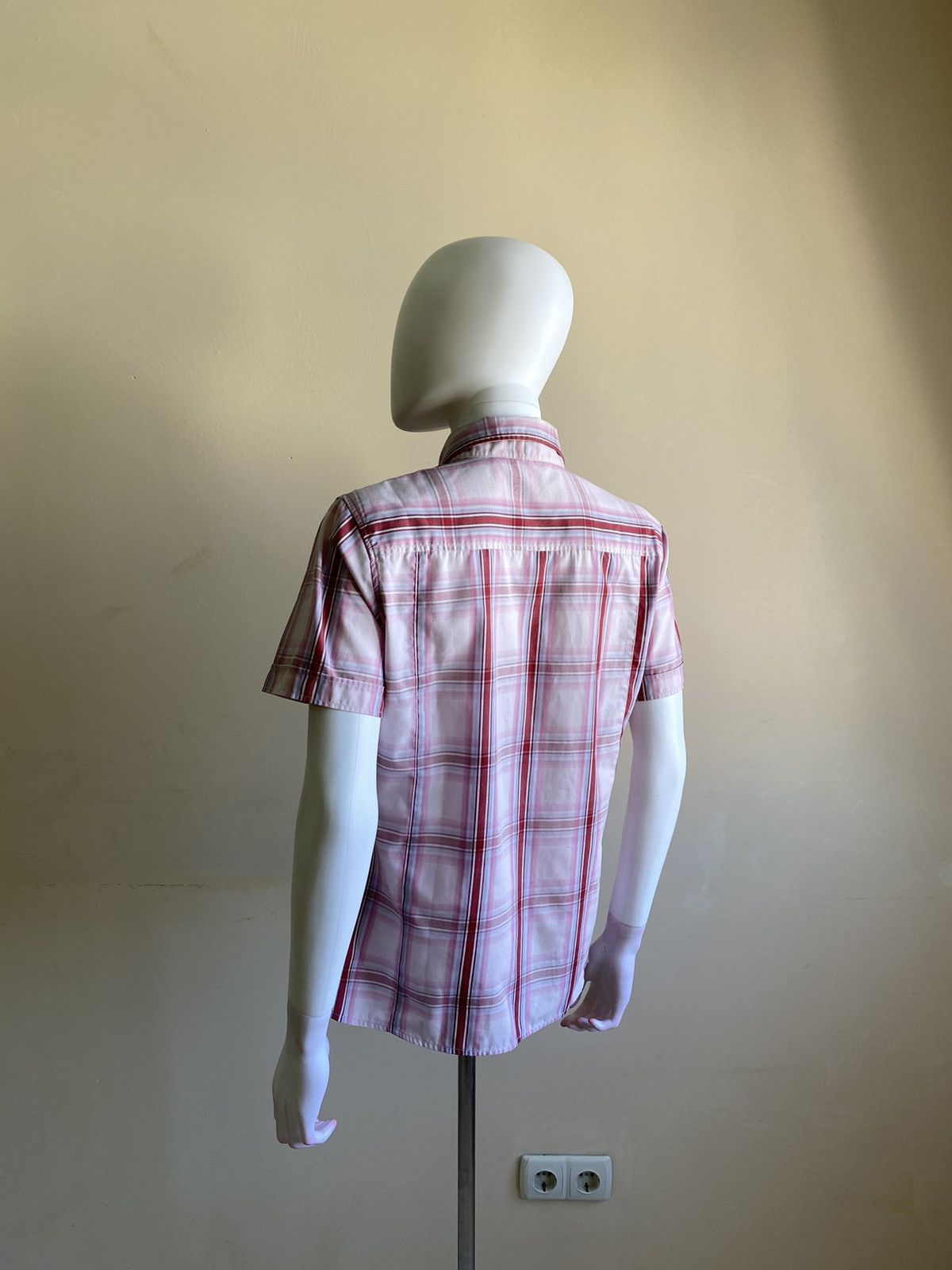 Fjallraven Fjall Raven Womens Pink Button Up Short Sleeve Check Shirt Size M / US 6-8 / IT 42-44 - 10 Thumbnail