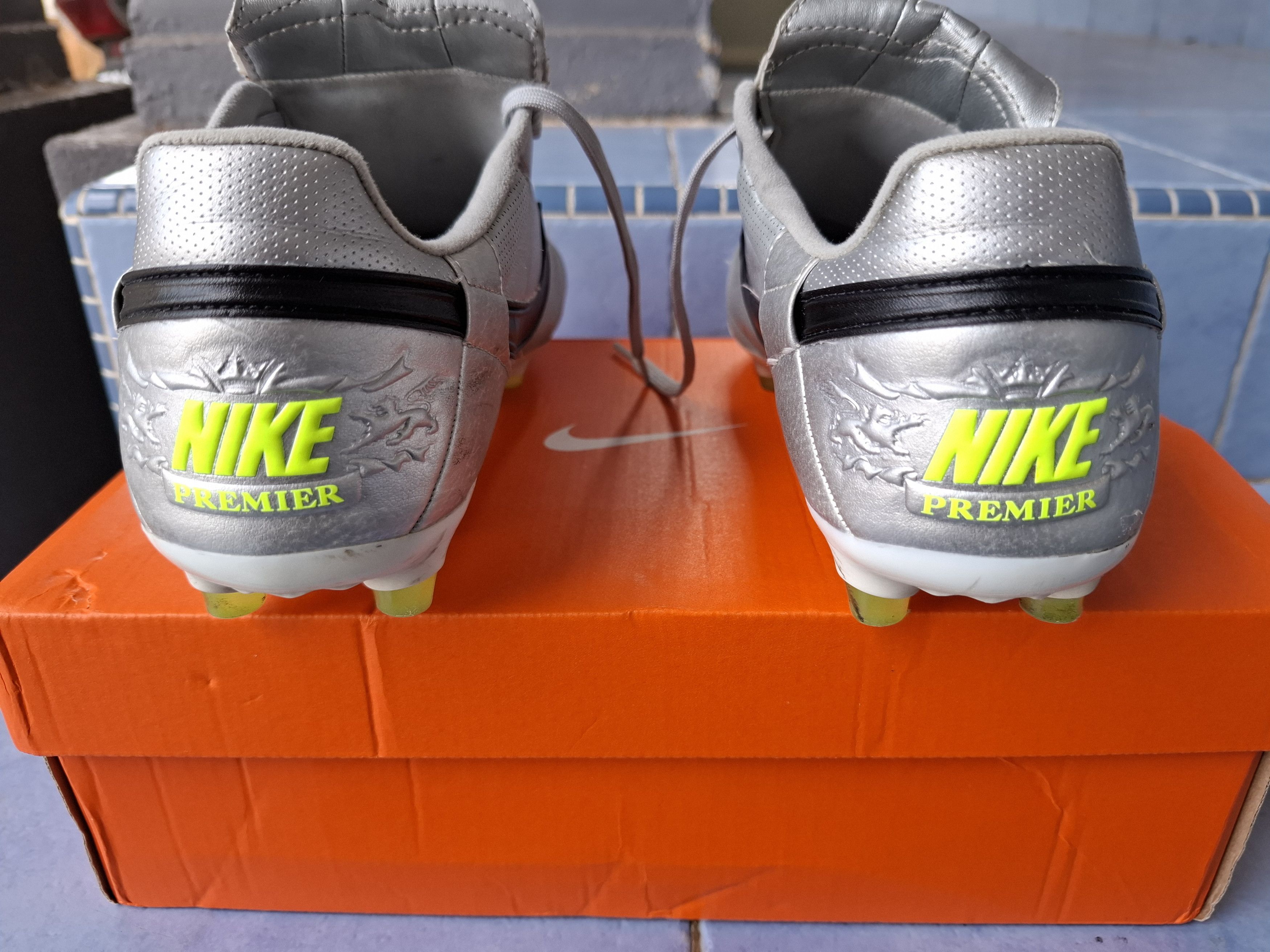 Nike Nike Premier III FG Metallic Silver/Volt/Black Size US 9 / EU 42 - 6 Thumbnail
