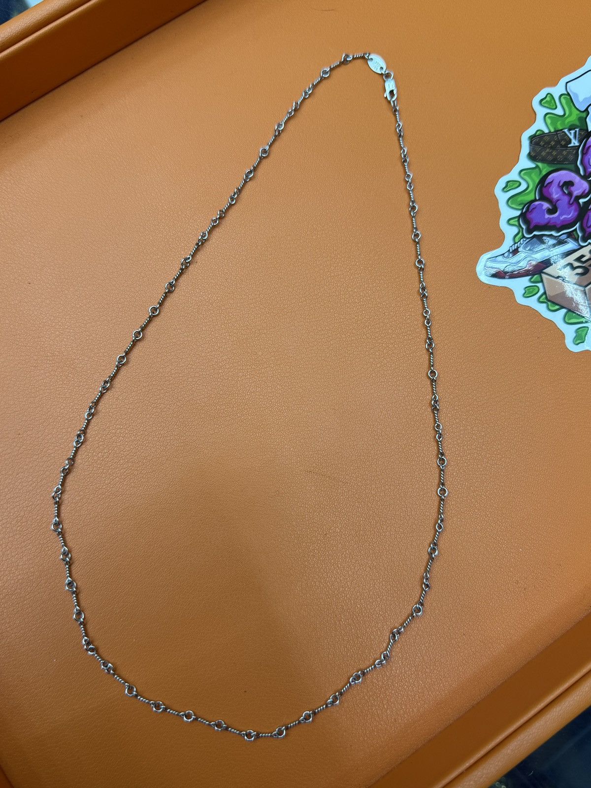 Chrome Hearts Chrome Hearts 18K White Gold Twist Chain Necklace Size ONE SIZE - 1 Thumbnail