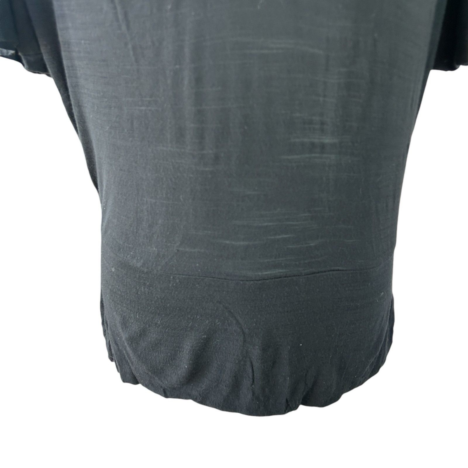 Lafayette 148 Lafayette 148 Top Large Black Minimalist Quiet Luxury Basics Size L / US 10 / IT 46 - 7 Thumbnail