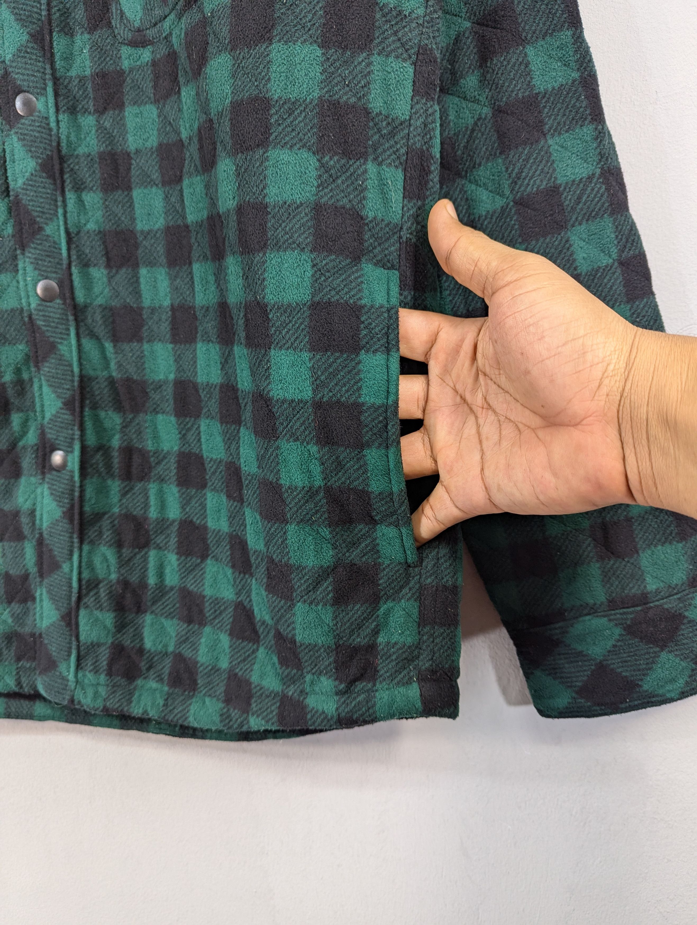 Flannel Uniqlo Quilted Checkered Box Flannel Jacket Size US XL / EU 56 / 4 - 8 Thumbnail