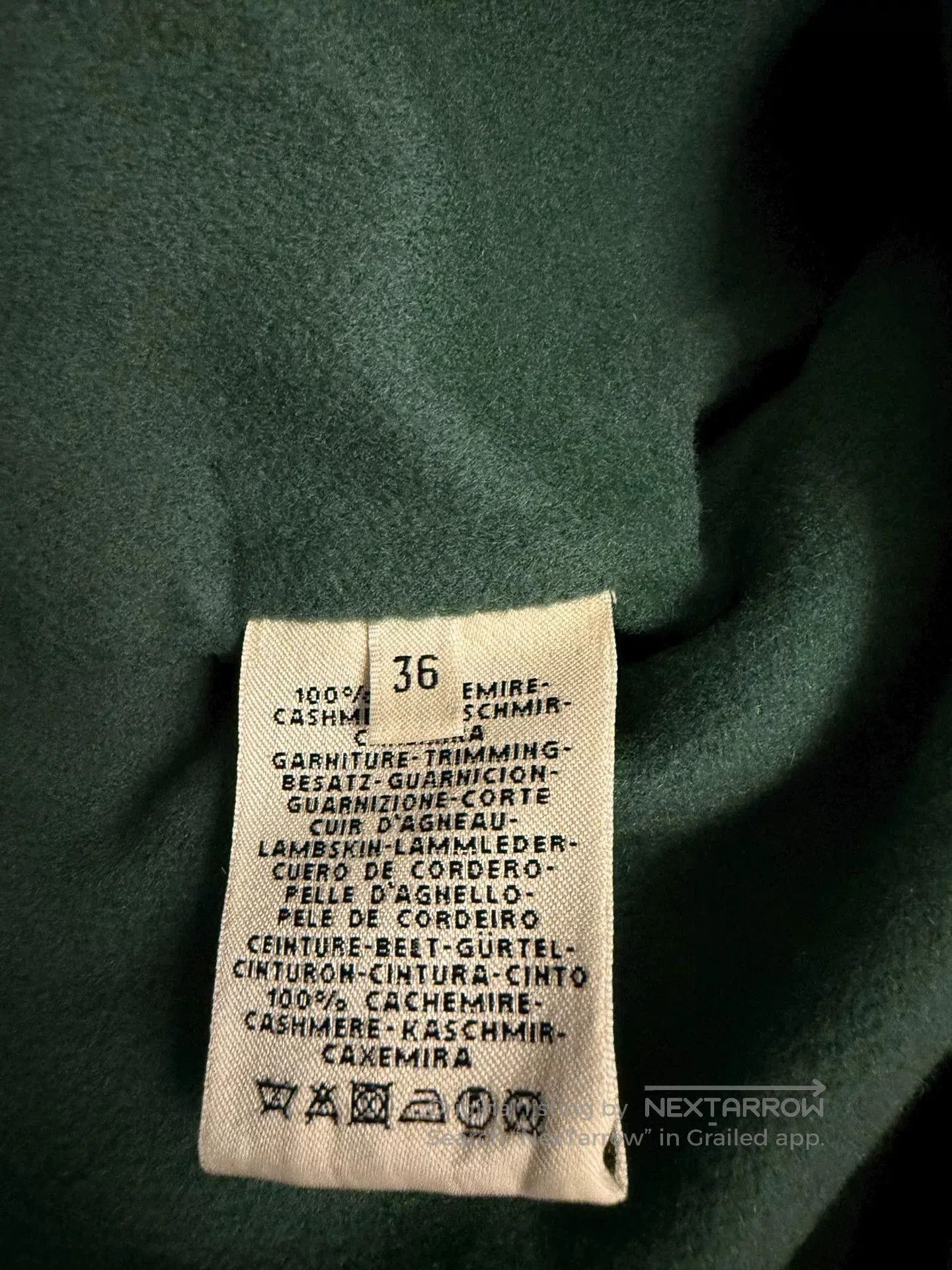 Hermes Hermes Green 100% Cashmere Coat Size 36. Size US S / EU 44-46 / 1 - 3 Thumbnail
