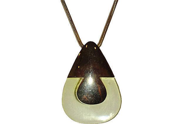 Lanvin Lanvin Lucite Modernist Necklace Size ONE SIZE - 1 Thumbnail