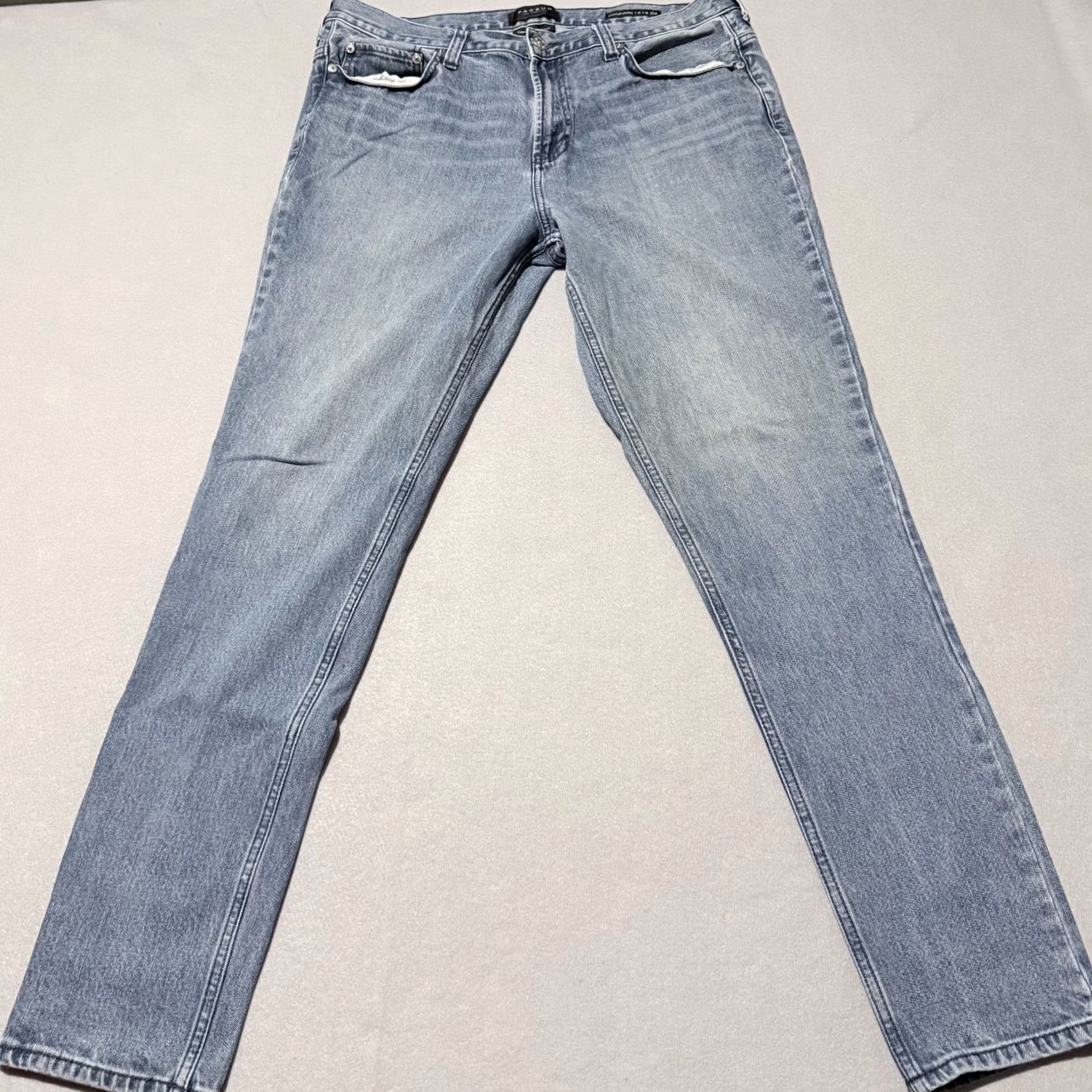Pacsun Pacsun Jeans Men's Blue Denim Stretch Classic Skinny Zip Fly 36X32 Vintage 90s City Grunge Bohemian Mens Size US 36 / EU 52 - 2 Thumbnail