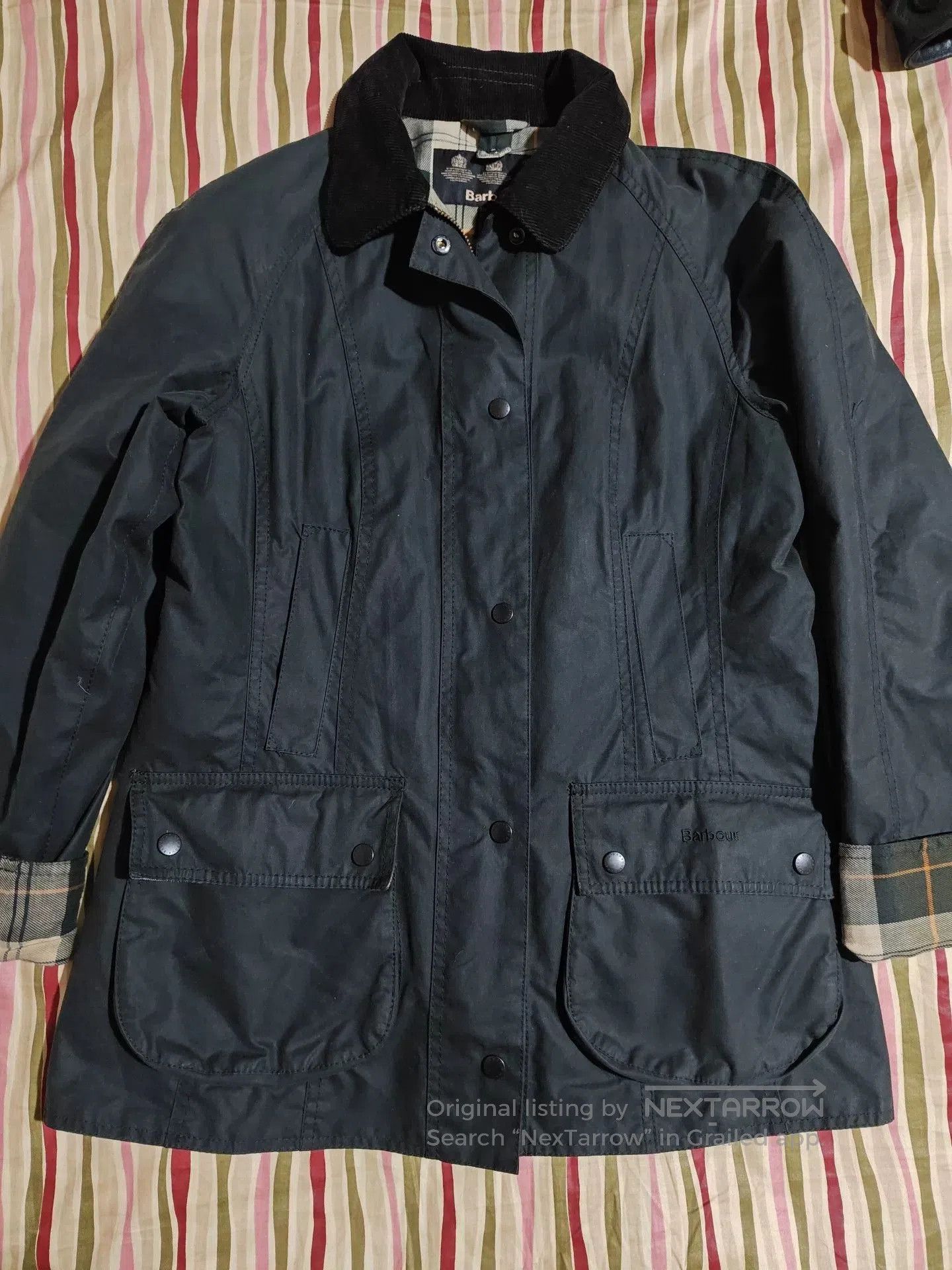 Barbour Barbour Beadnell Waxed Trench Coat. Size M / US 6-8 / IT 42-44 - 2 Thumbnail