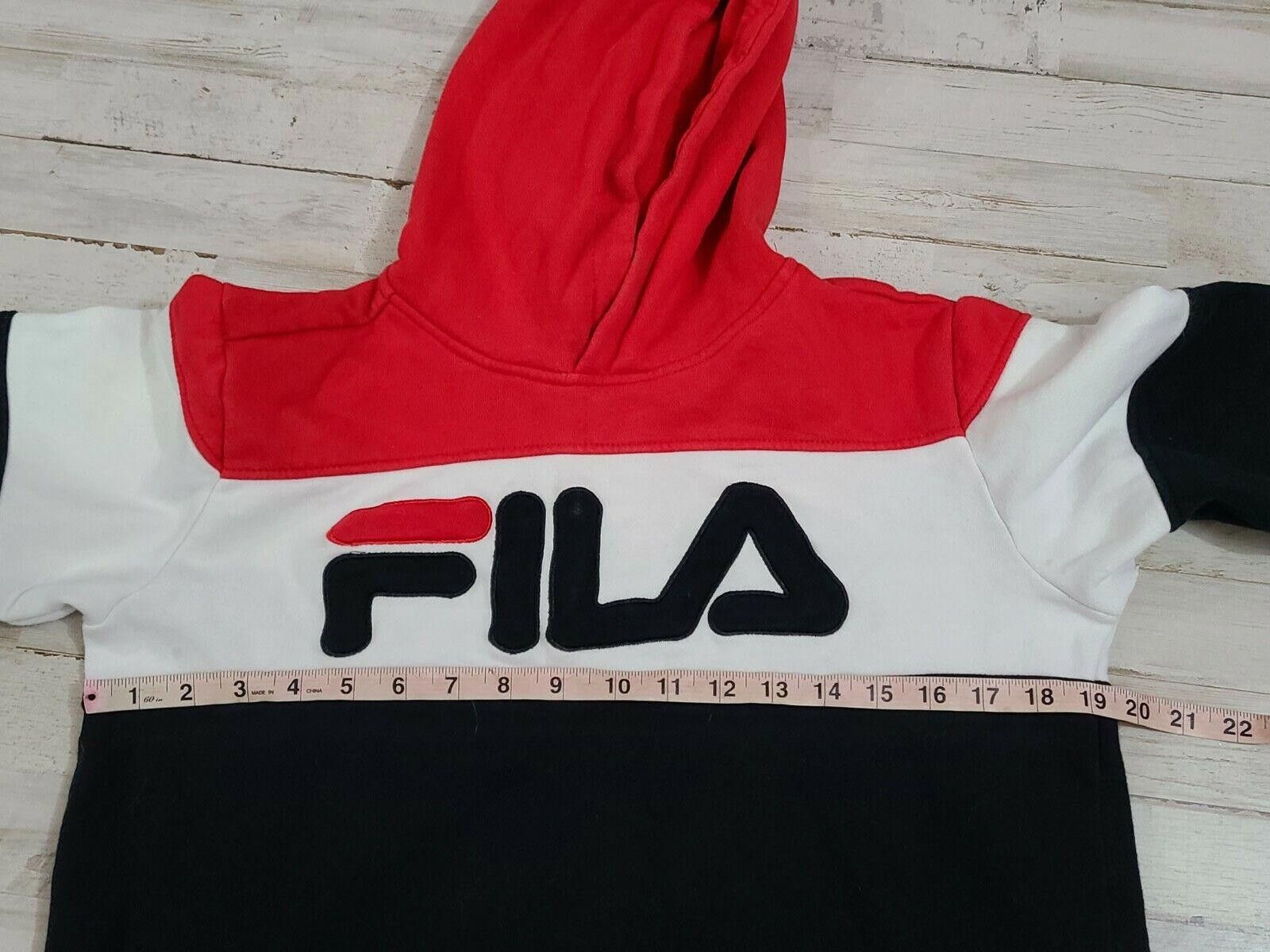 Fila Kids FILA Hoodie Size Large 10 Black and red 90's Street Y2k Size US XXS / EU 40 - 4 Thumbnail