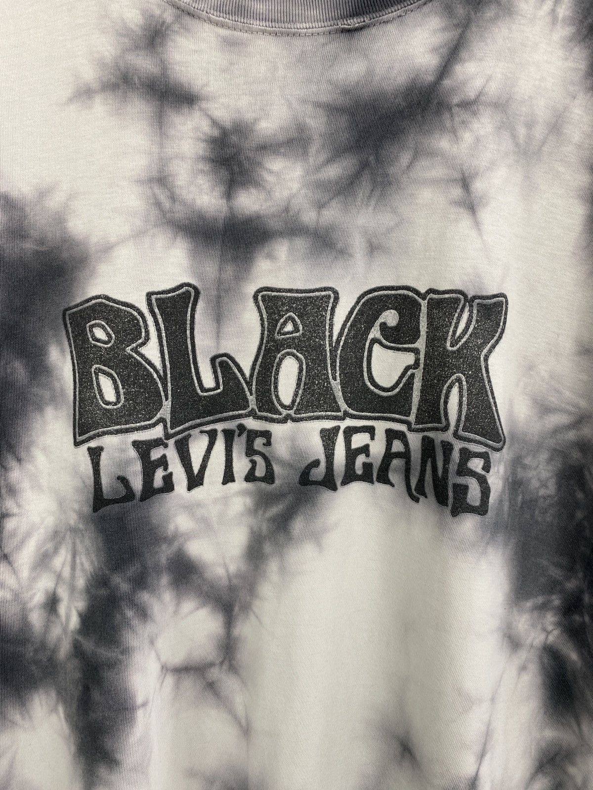 Levi's Vintage 90s Levi’s Black jeans rare retro t-shirt Y2K Size US XL / EU 56 / 4 - 4 Thumbnail
