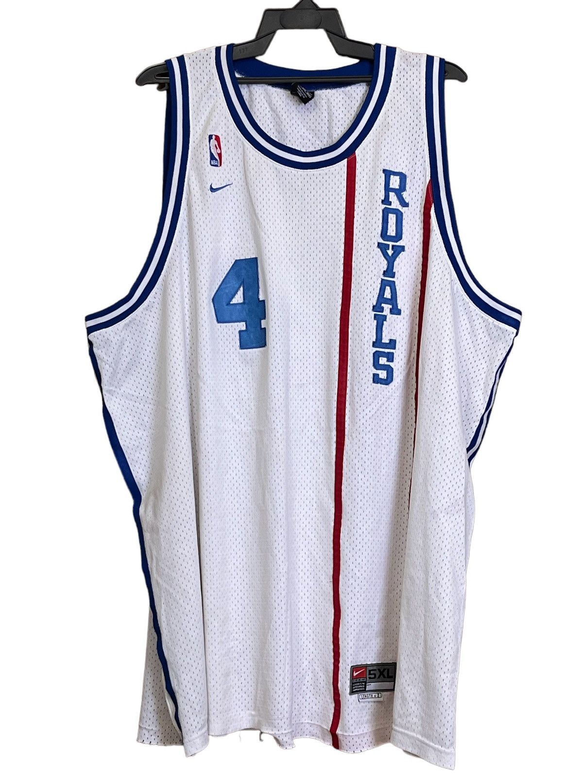 NBA × Nike × Supreme VINTAGE NIKE KANSAS CITY ROYALS “WEBBER #4” NBA 5XL JERSEY Size US XXL / EU 58 / 5 - 1 Thumbnail