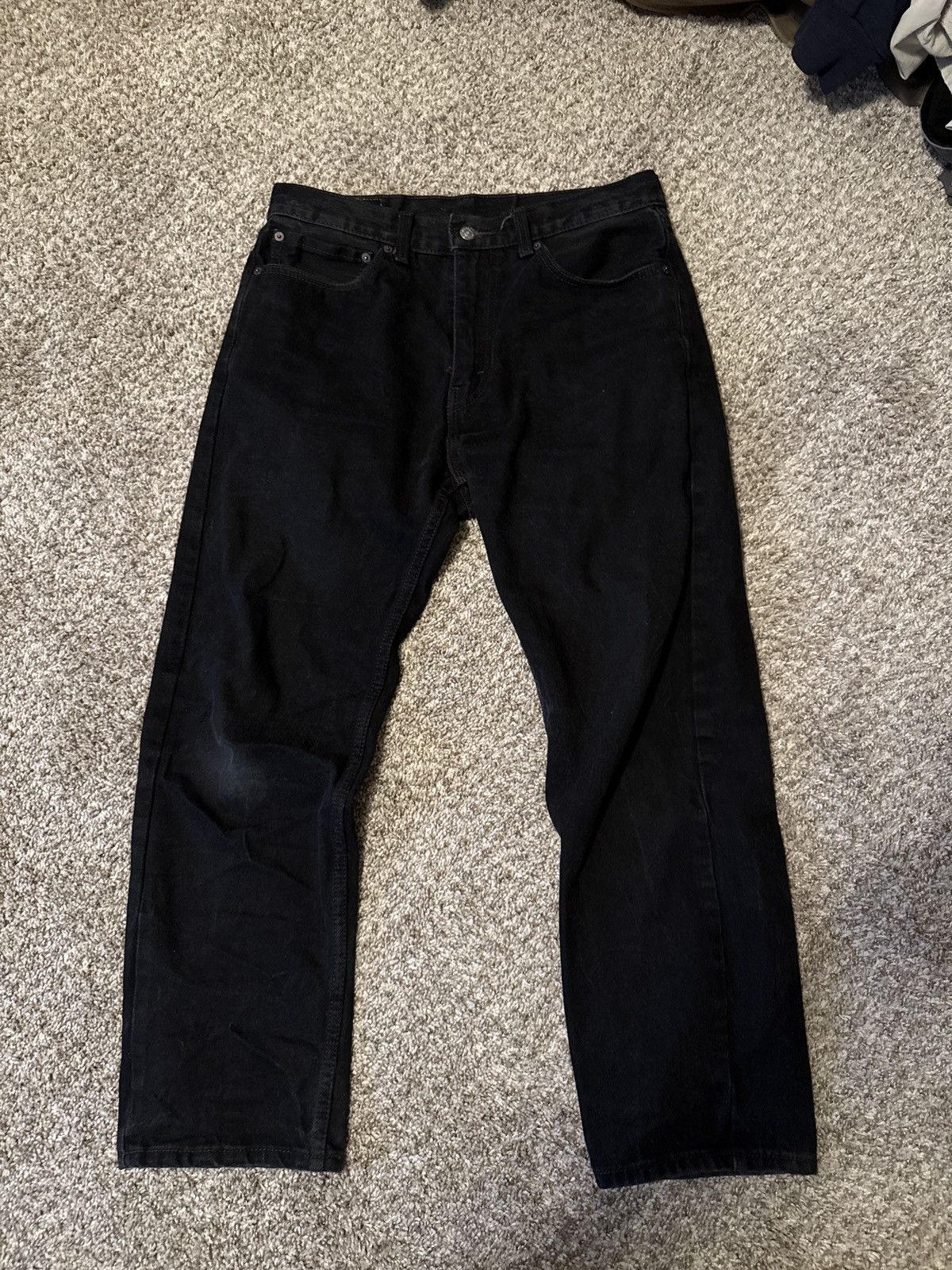 Levi's Levi’s 505 Black Denim 34x30 Size US 34 / EU 50 - 4 Thumbnail