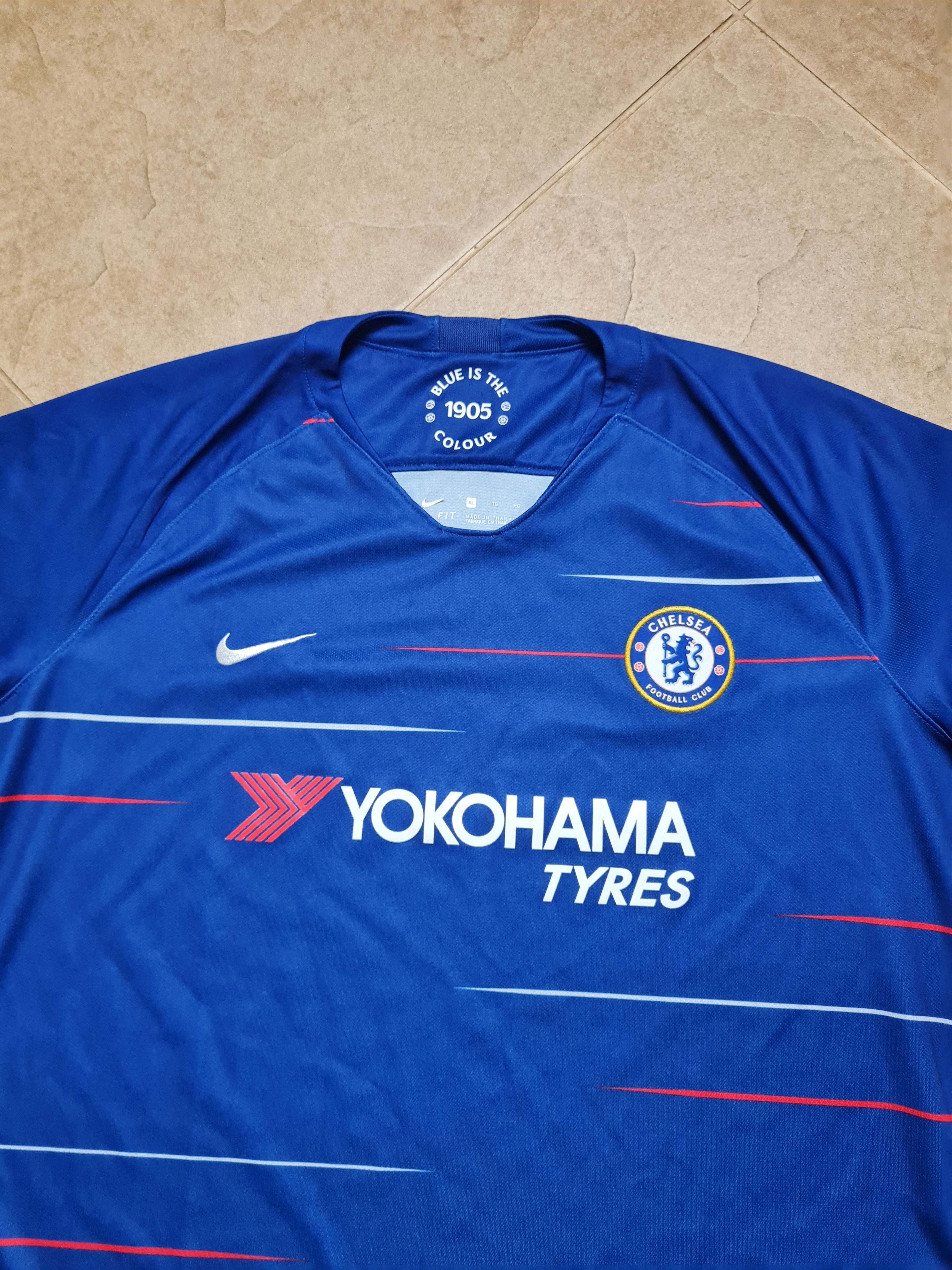 Nike Chelsea FC Home 2018-2019 Jersey Nike Soccer 919218-496 Size M / US 6-8 / IT 42-44 - 1 Thumbnail