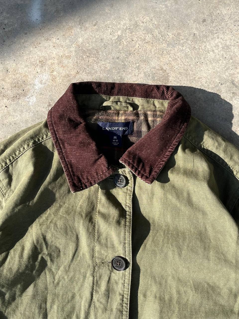 Lands' End Lands’ End Button Up Army Jacket Size US M / EU 48-50 / 2 - 2 Thumbnail