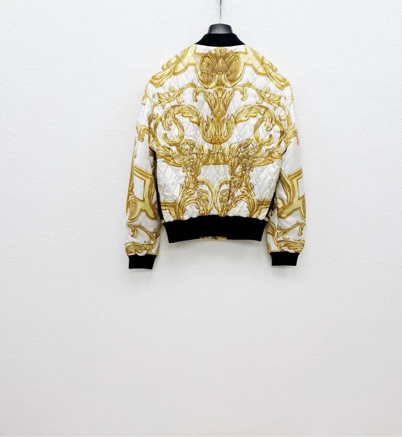 Versace Versace Mulberry silk cotton jacket Size US XS / EU 42 / 0 - 5 Thumbnail