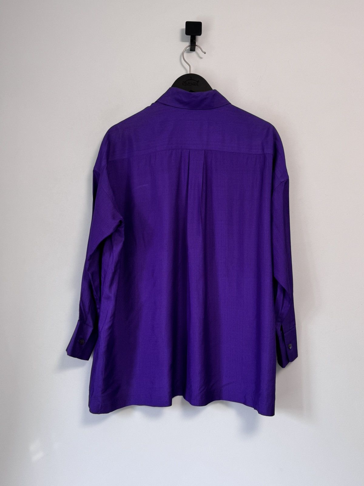 Callaghan Callaghan by Romeo Gigli Vintage Silk Shantung Button Up Top Size XS / US 0-2 / IT 36-38 - 11 Thumbnail