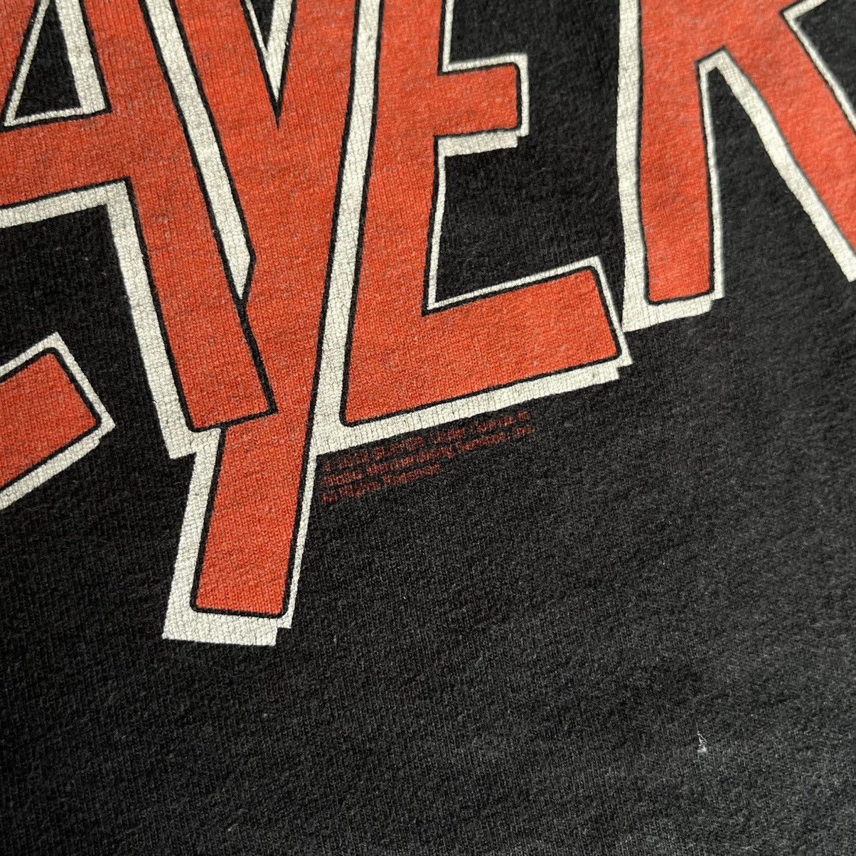 Slayer Vintage Slayer Heavy Death Metal Band Logo T Shirt 2012 Tour Size US S / EU 44-46 / 1 - 4 Thumbnail
