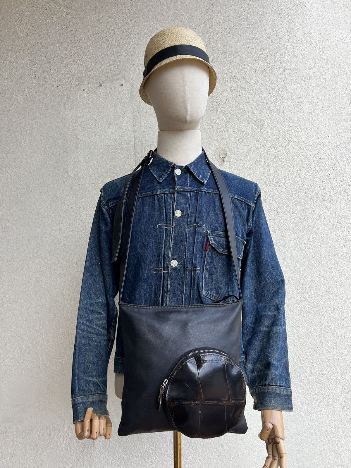 Leather Vintage Lily Japan Cargo Leather Bag Size ONE SIZE - 5 Thumbnail