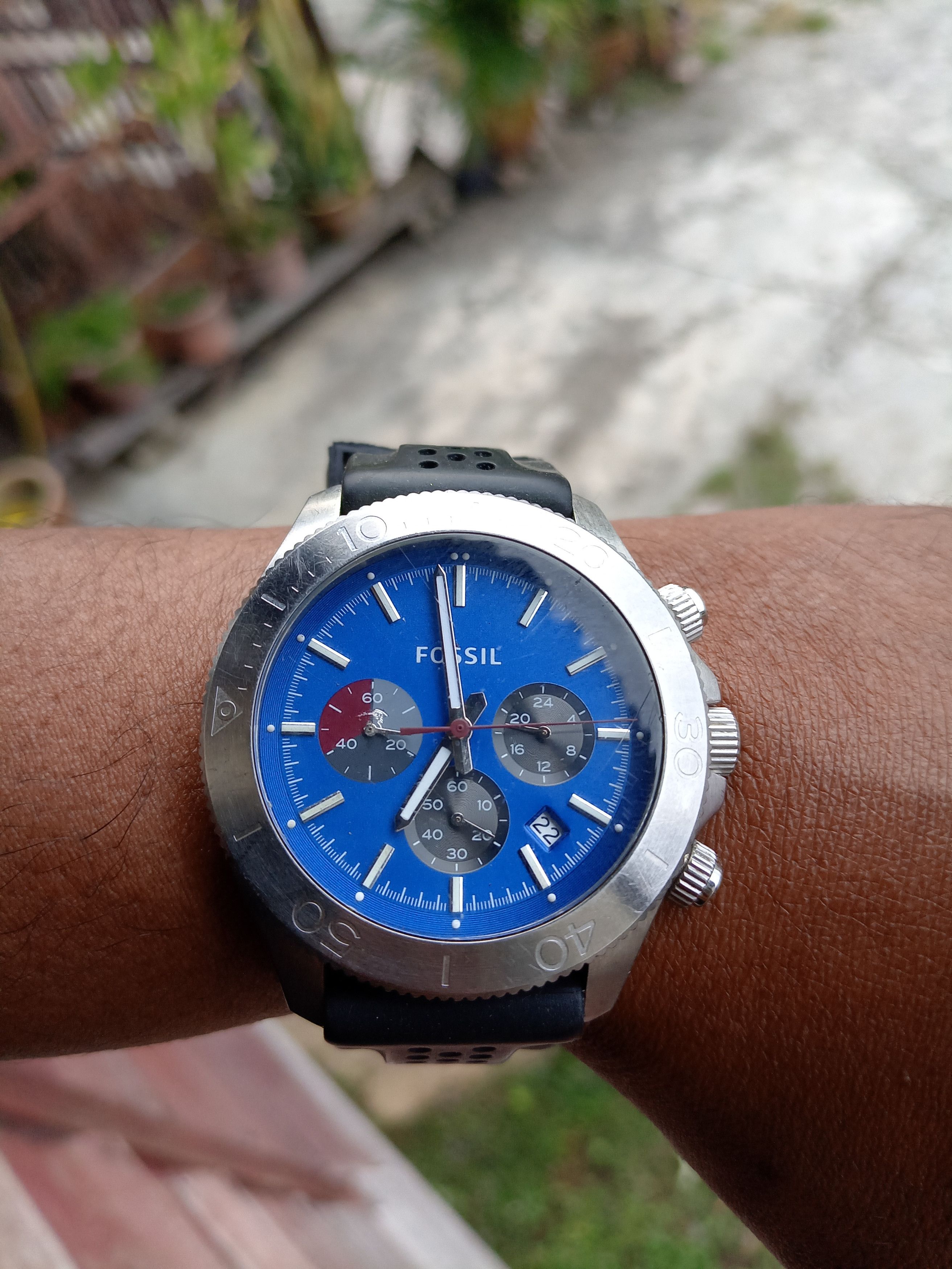 Fossil Men’s Fossil Chronograph Watch Size ONE SIZE - 8 Thumbnail