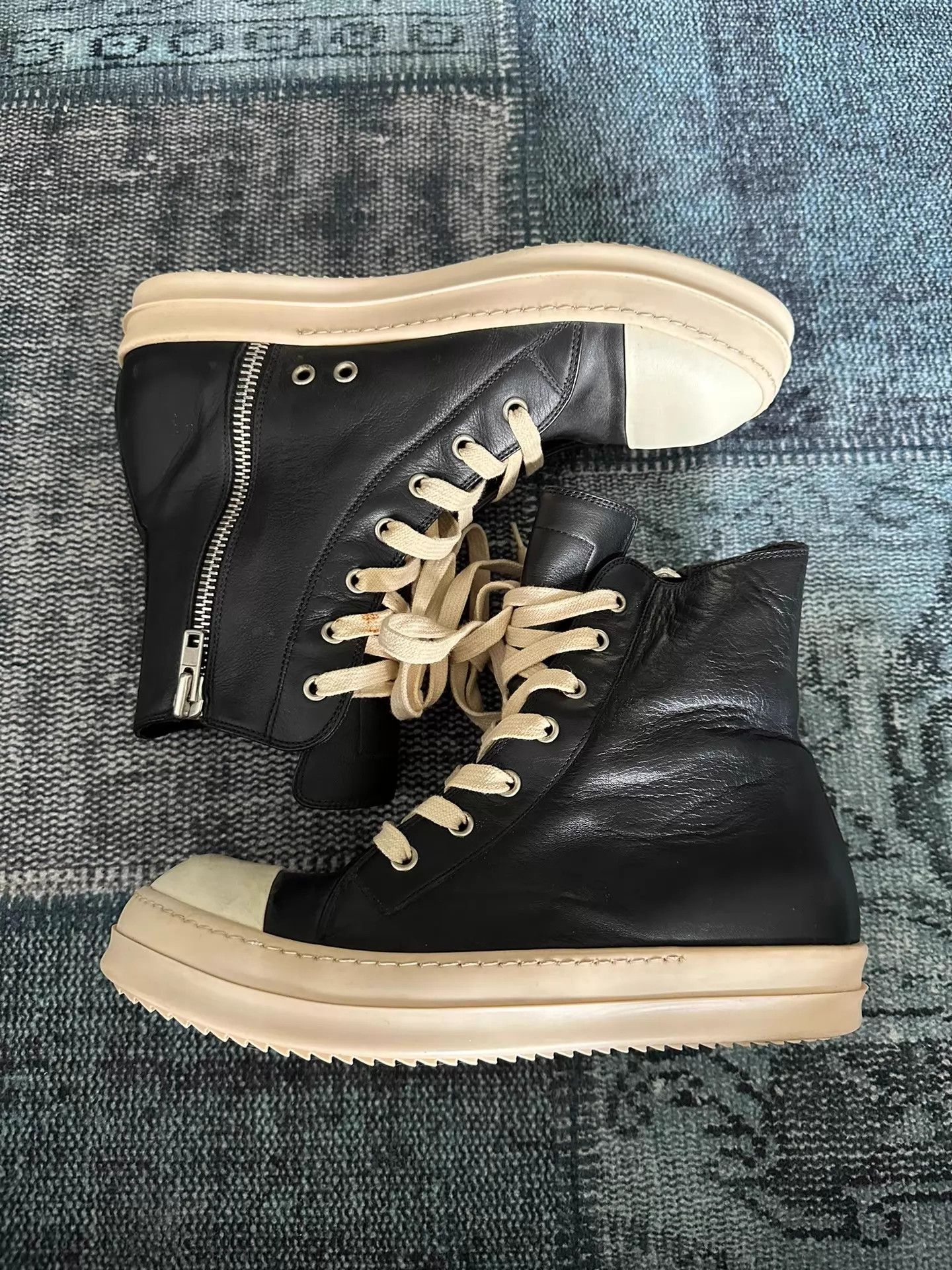 Rick Owens Rick Owens Vintage Big Converse 40 Leather Sneaker Size US 7 / EU 40 - 1 Thumbnail