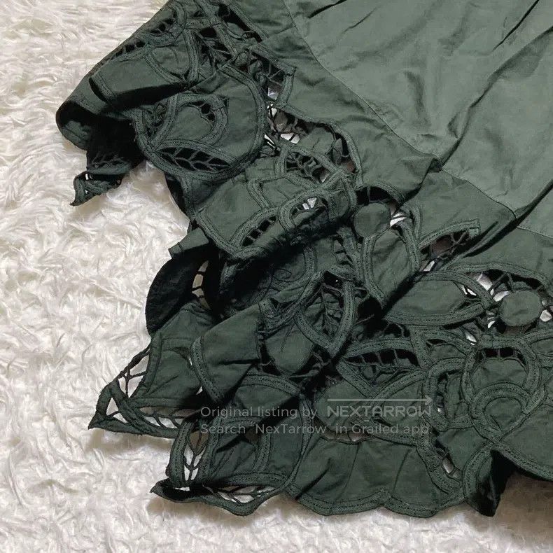 Comme des Garcons Comme Des Garcons Lace floral pattern skirt Size 24" / US 00 / IT 34 - 3 Thumbnail