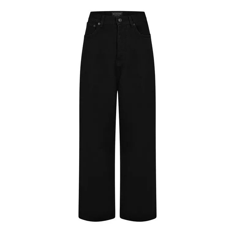Balenciaga o1y0625 Denim Pant in Black Size 25" / US 0 / IT 36 - 1 Thumbnail