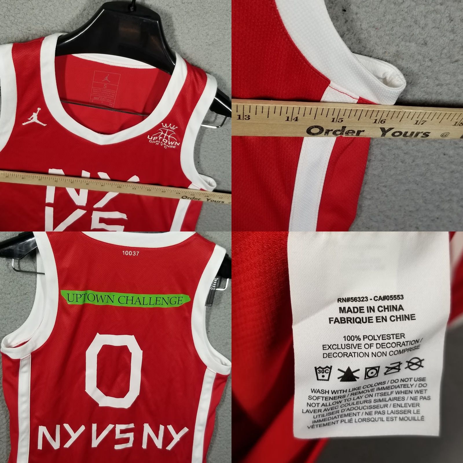 Jordan Brand Jordan NY vs NY Rucker Park 2021 Game Jersey Men Small Nike Basketball Rare NEW Size US S / EU 44-46 / 1 - 8 Thumbnail