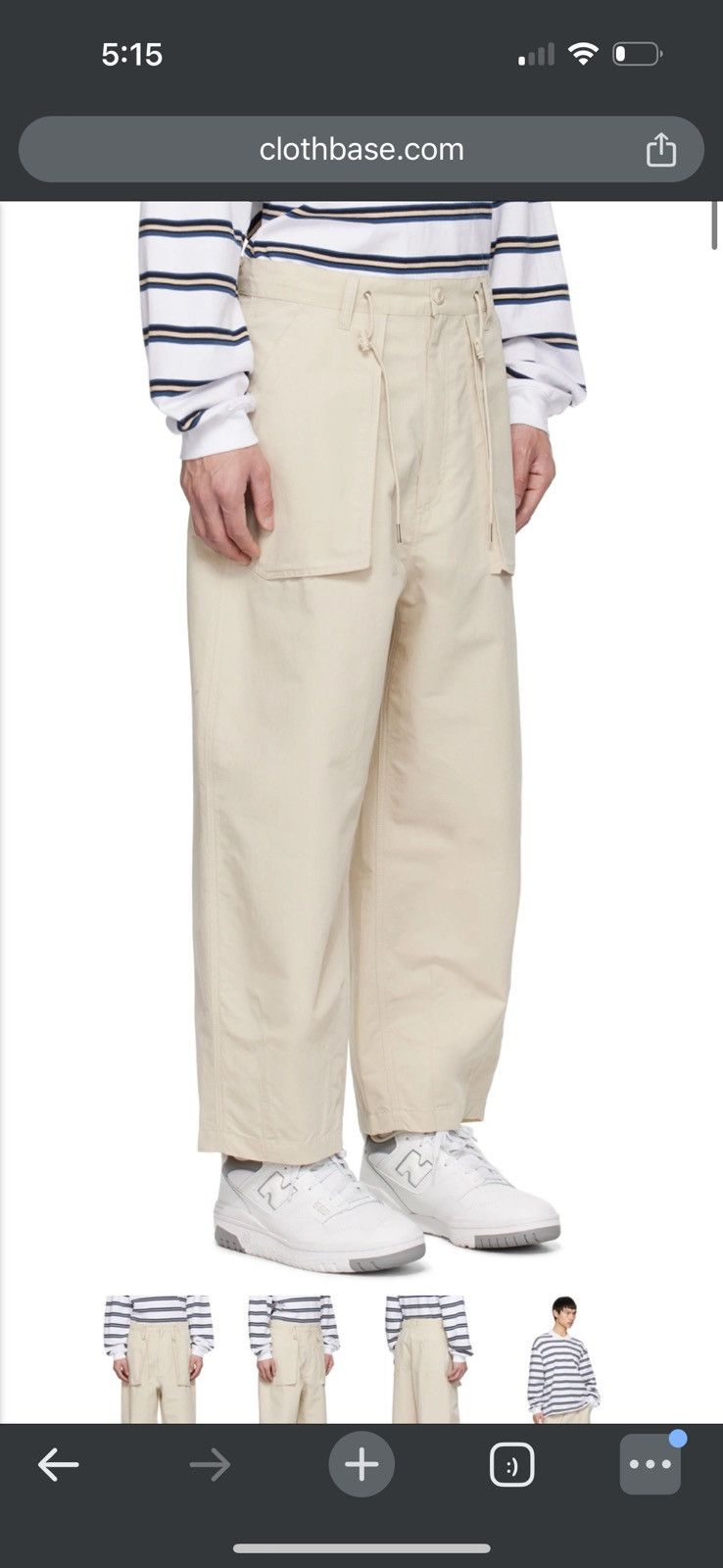 Uniform Bridge UNIFORM BRIDGE White Wide-Leg Trousers Size: 34 (tagged) Size US 30 / EU 46 - 10 Thumbnail