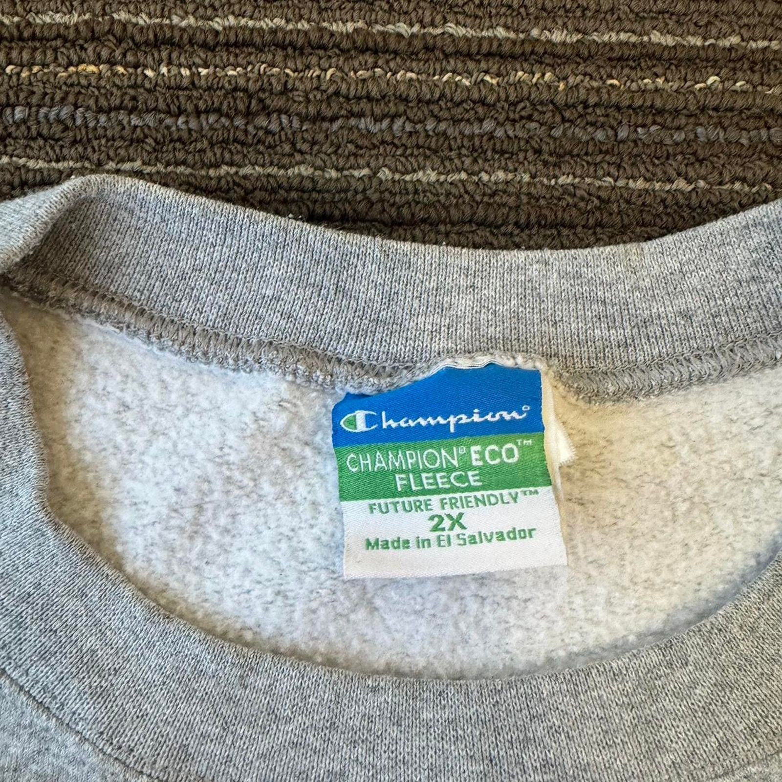 Champion 90s Champion Grey Syracuse University crewneck sweatshirt Size US XXL / EU 58 / 5 - 4 Thumbnail