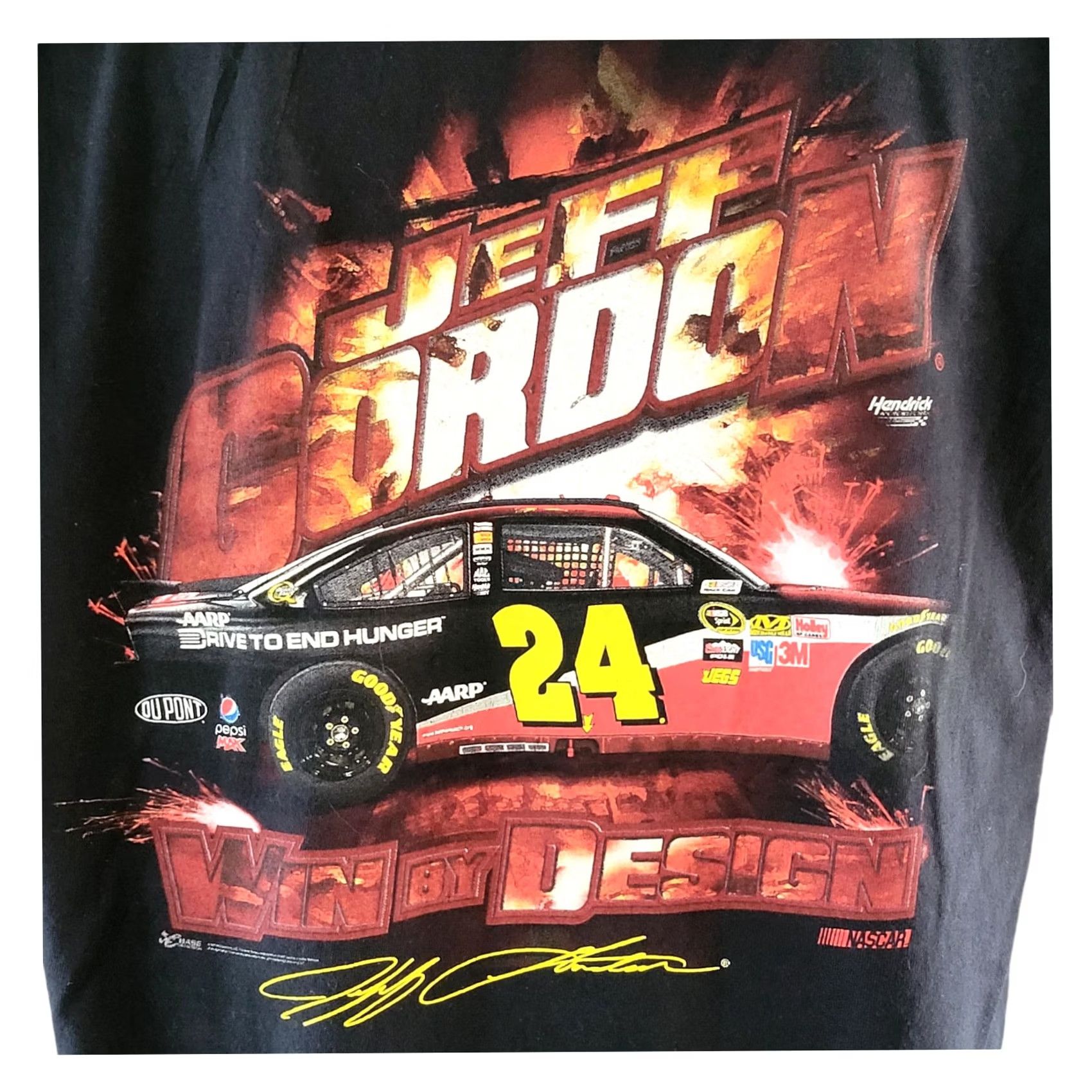Chase Authentics VINTAGE Jeff Gordon NASCAR T-Shirt XL Chase Authentics Lead by Example #24 Chevy Impala Mens Size US XL / EU 56 / 4 - 3 Thumbnail