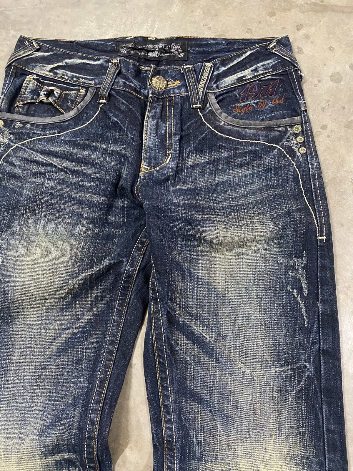 Hysteric Glamour × Le Grande Bleu (L.G.B.) × Tornado Mart Jeans Japanese Red Pepper Claws Distressed Denim @219 Size US 30 / EU 46 - 14 Thumbnail