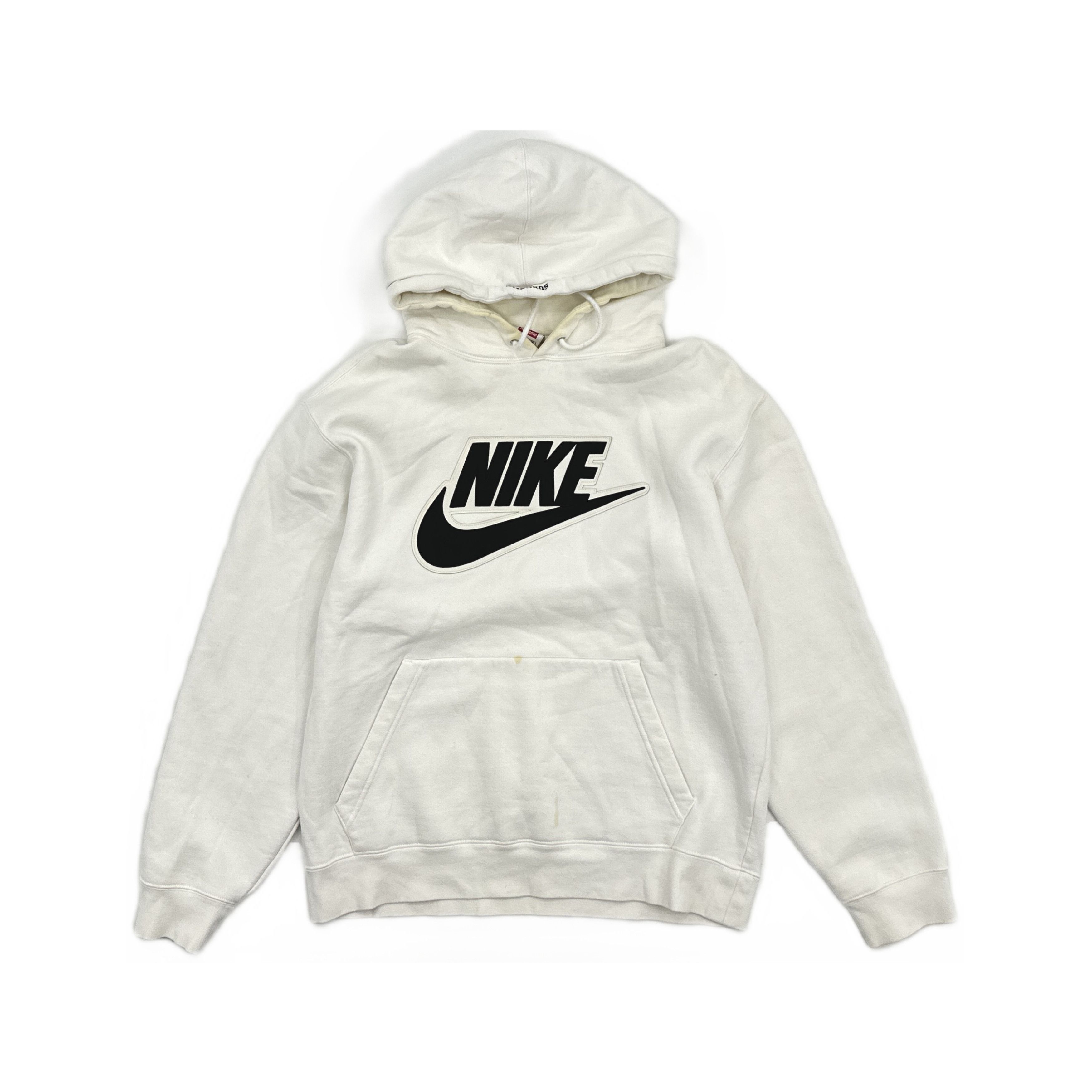 Supreme Supreme x Nike Logo Hoodie White Size M Size US M / EU 48-50 / 2 - 1 Thumbnail