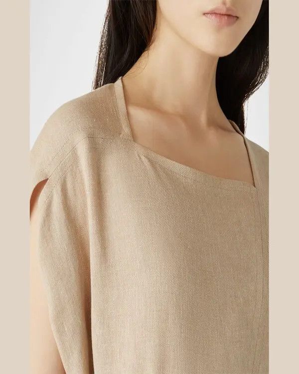 Loro Piana o1srvl11e0825 FAO3387 Gaia Blouse in Beige Size L / US 10 / IT 46 - 4 Thumbnail