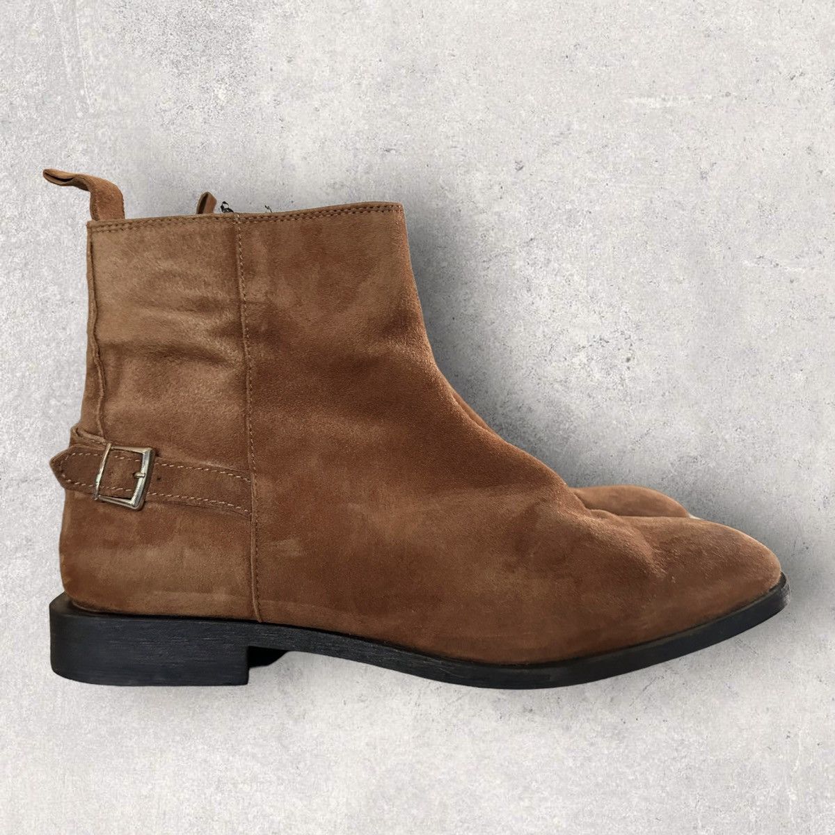 Zara Zara Suede Boots Size US 7 / EU 40 - 4 Thumbnail