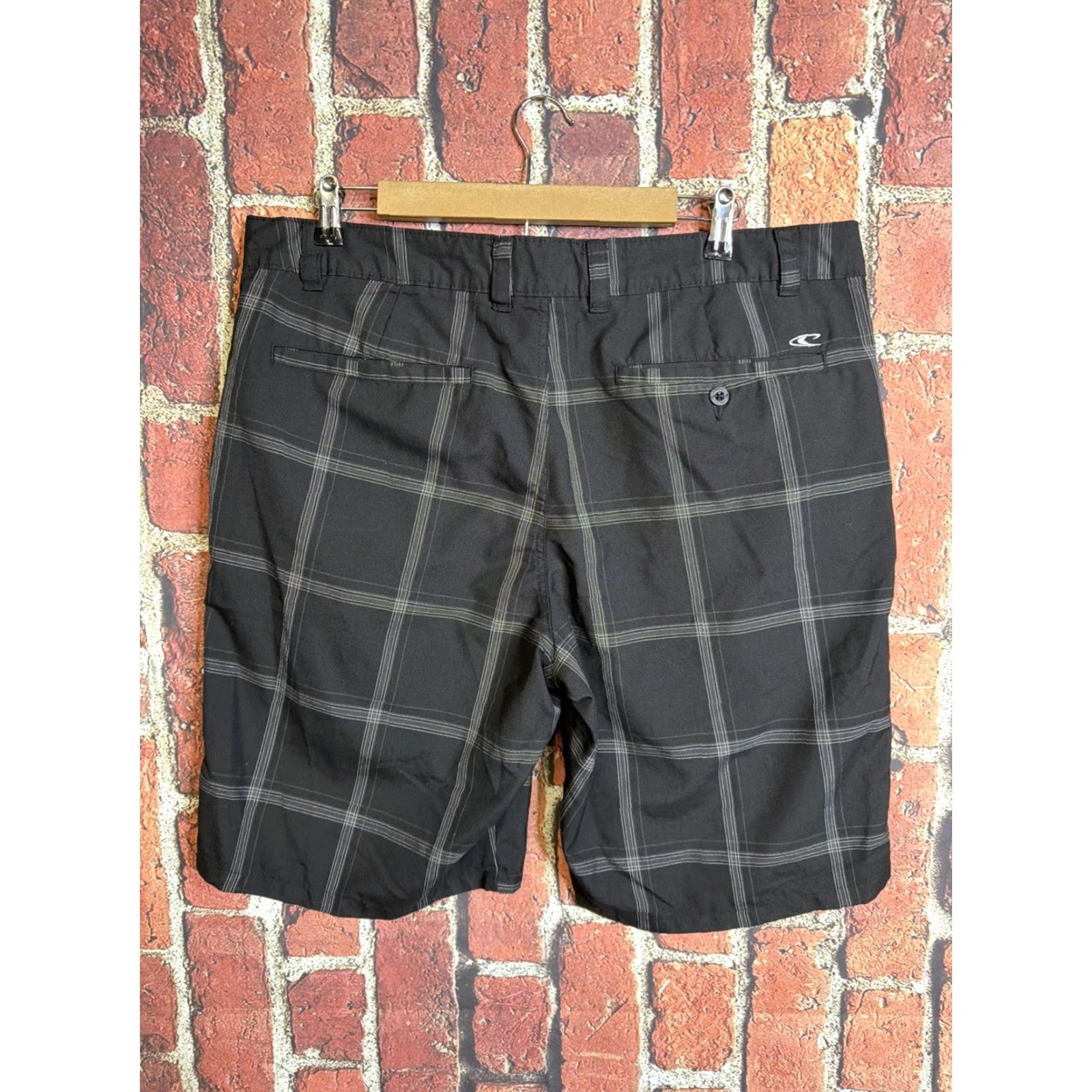 O'Neill O'Neill Flat Front Casual Shorts Men's Size 38 Black Size US 38 / EU 54 - 3 Thumbnail
