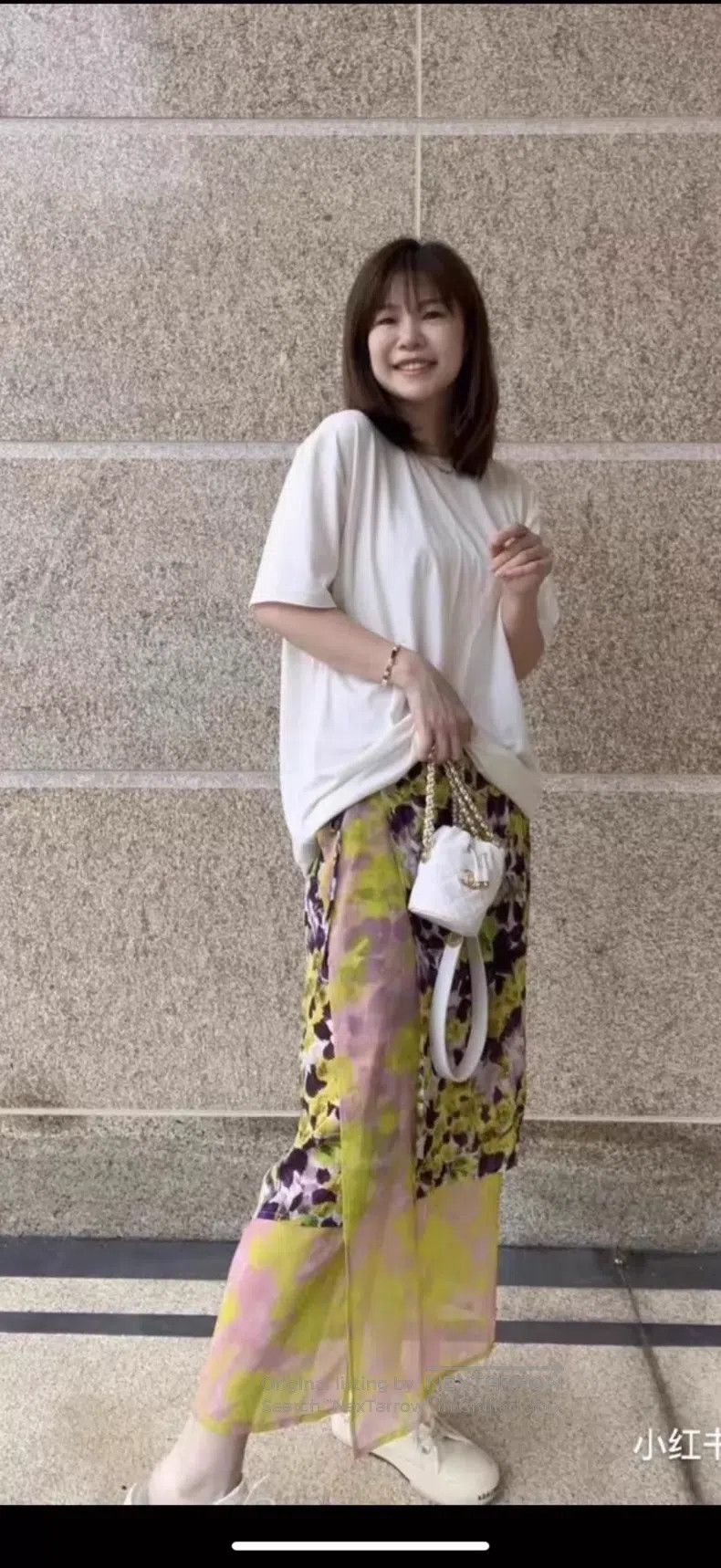 Dries Van Noten Dries Van Noten Print Midi Skirt Yellow Purple Color Block Size 37" - 6 Thumbnail