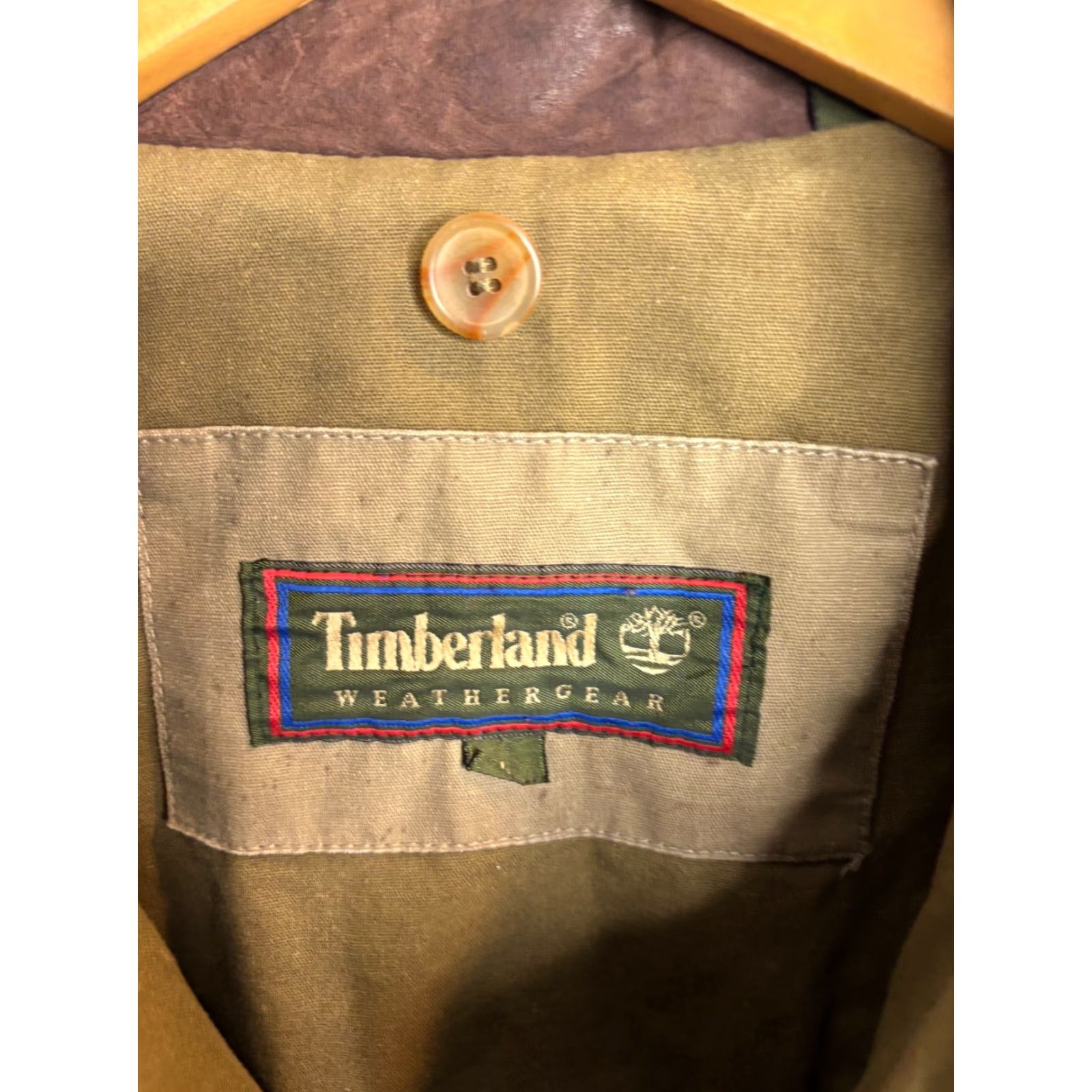 Timberland VINTAGE Timberland Weather Gear Jacket Mens Chore Utility 90s Green L Regular Full Zip Weathergear Outdoor Size US L / EU 52-54 / 3 - 3 Thumbnail