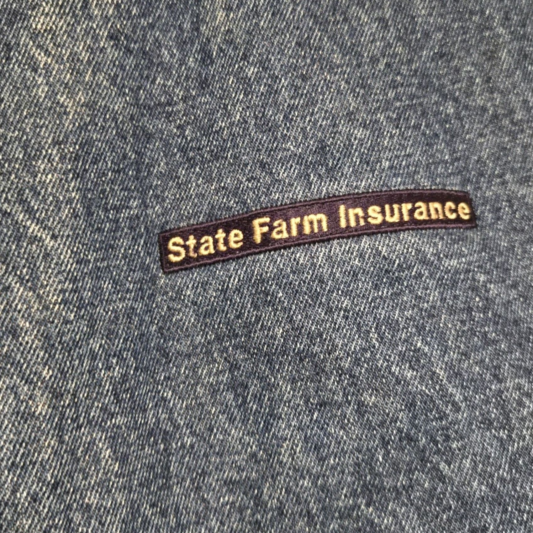 Vintage VINTAGE State Farm Insurance Denim Varsity Bomber Jacket Men’s XXL Promo Rare Jacket Size US XXL / EU 58 / 5 - 6 Thumbnail