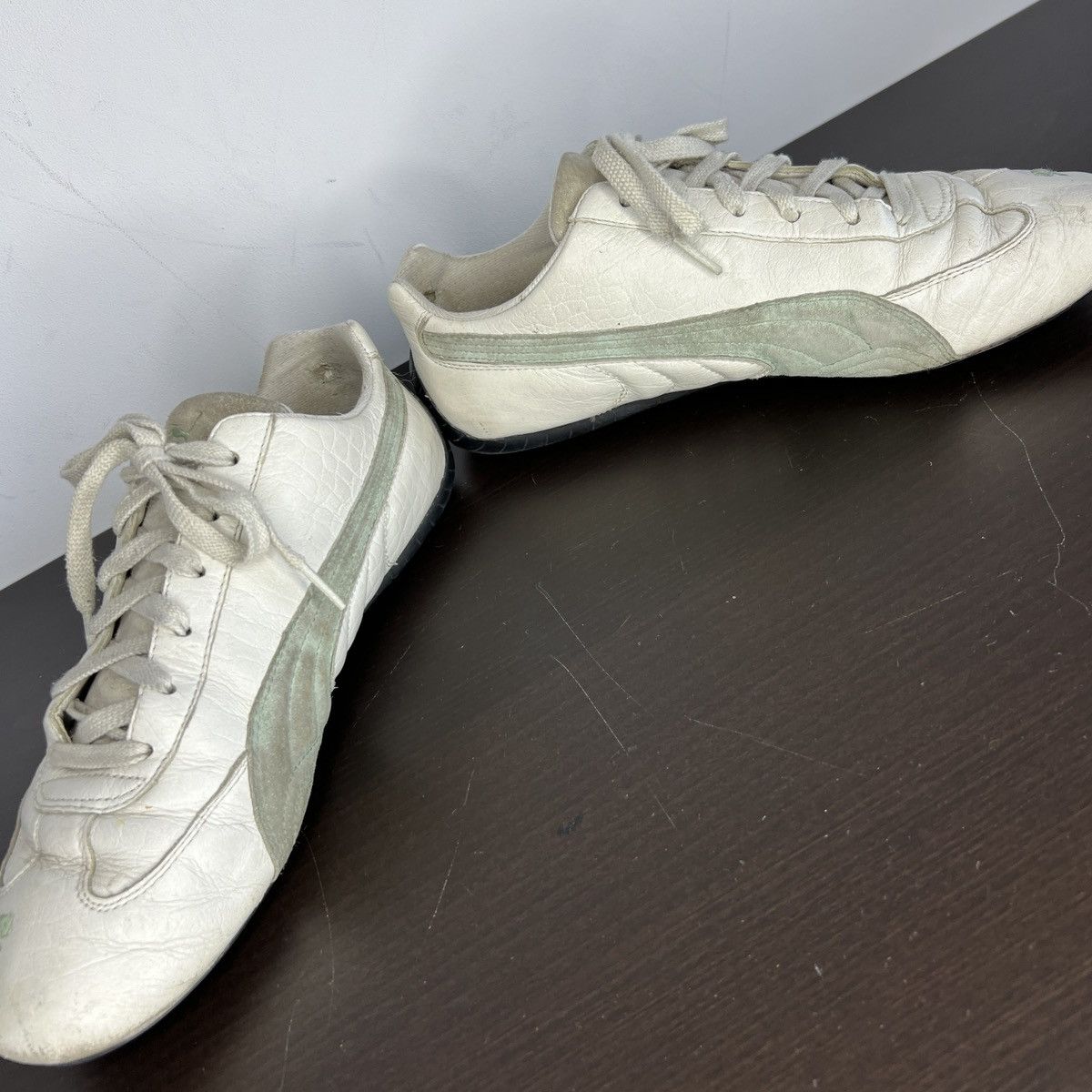 Puma Y2K Puma Speedcat Low Top Grey Suede Leather Sneakers Size US 10 / EU 43 - 4 Thumbnail