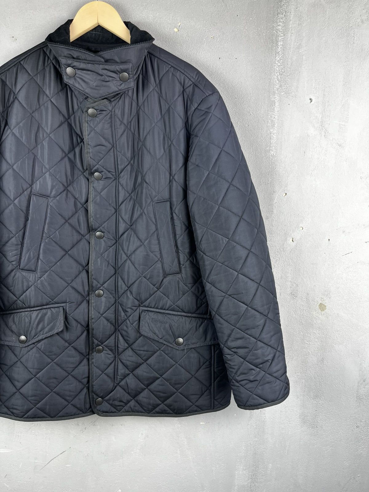 Barbour Men's Barbour Quilted Barden Black Jacket Size US L / EU 52-54 / 3 - 2 Thumbnail