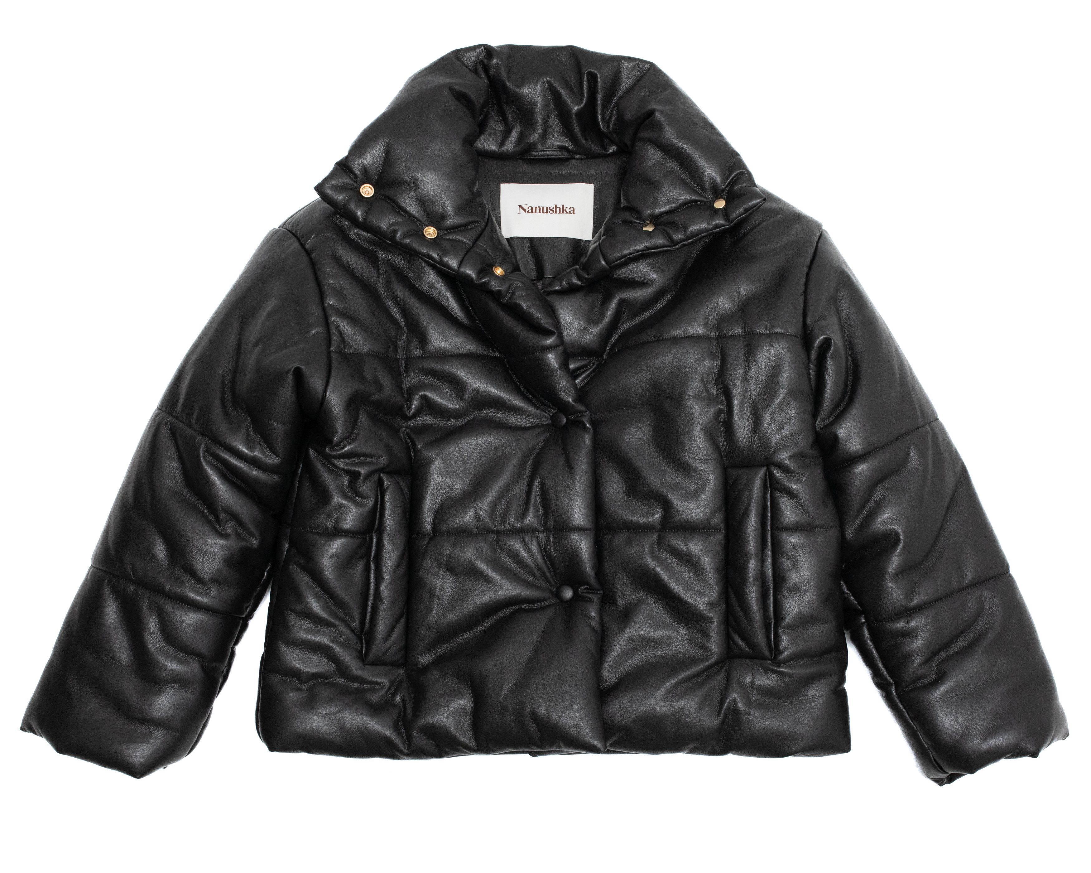 Nanushka NANUSHKA Hide Alt-Leather Puffer Jacket Size S / US 4 / IT 40 - 1 Thumbnail