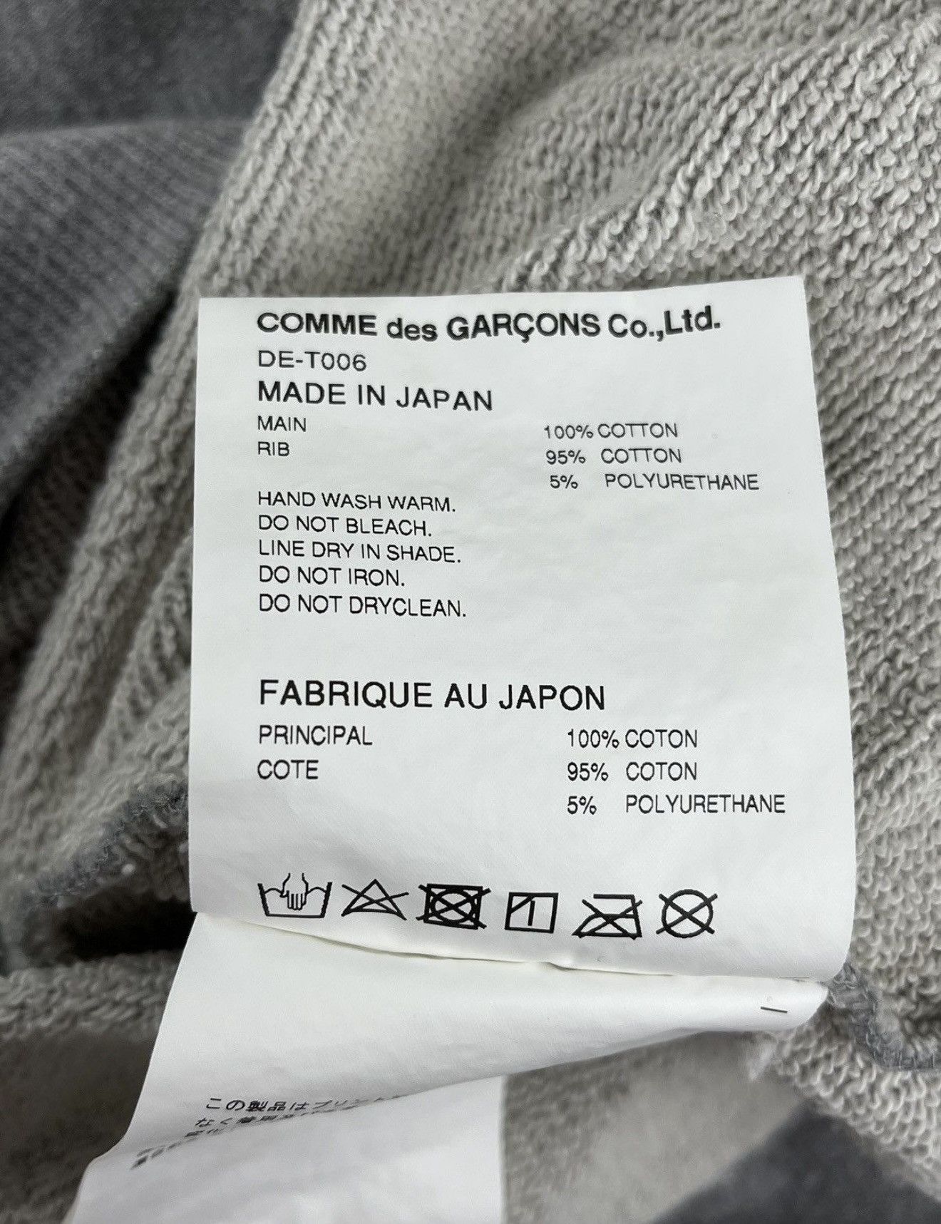 Comme des Garcons × Comme des Garcons Homme Deux × Comme des Garcons Homme Plus SS20 Comme des Garcons Homme Deux Live Free Print Hoodie Size US M / EU 48-50 / 2 - 9 Thumbnail