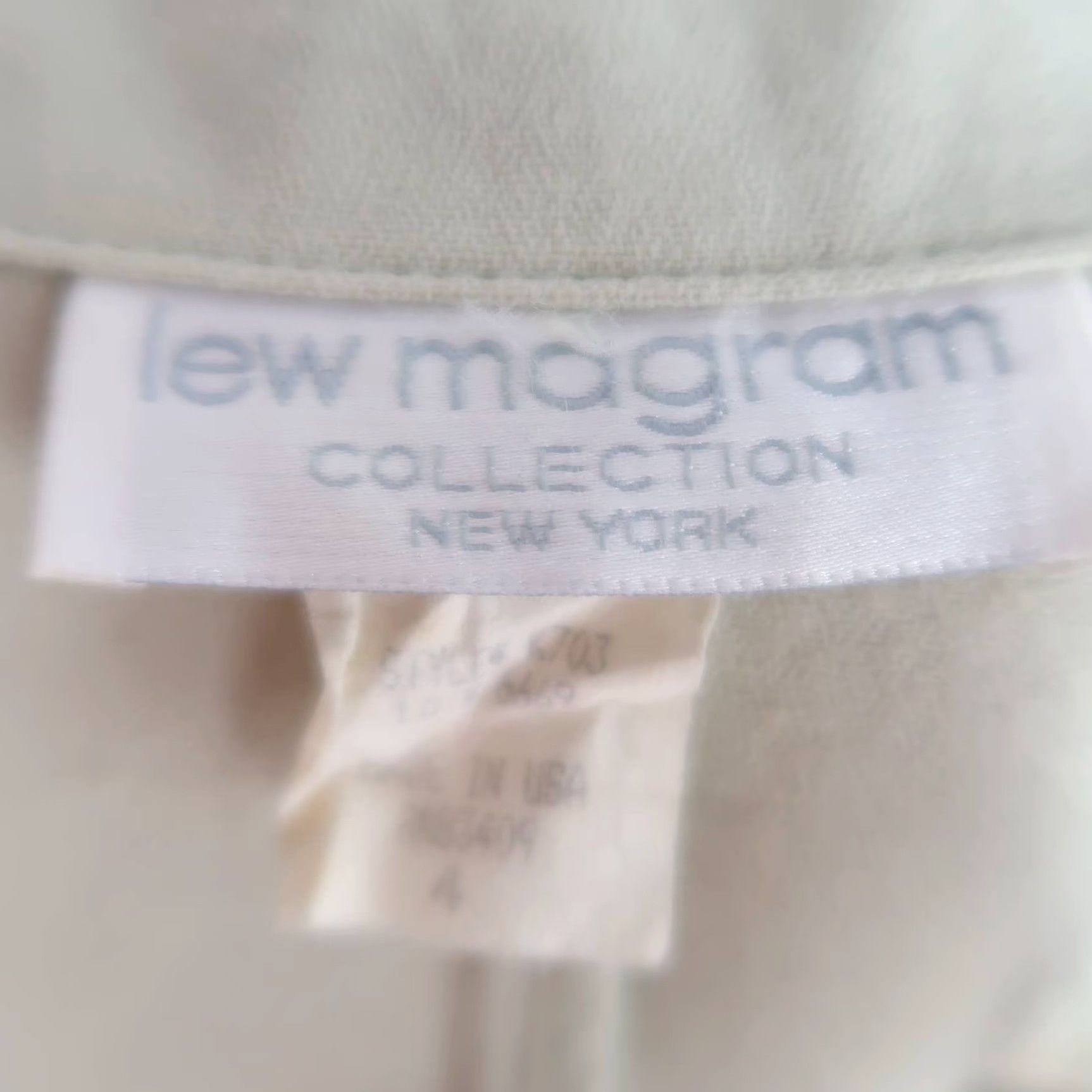 Doublet VINTAGE 90s Pastel Sage Green Double Breasted Blazer Jacket 4 Blazer Mens Womens Size S / US 4 / IT 40 - 5 Thumbnail