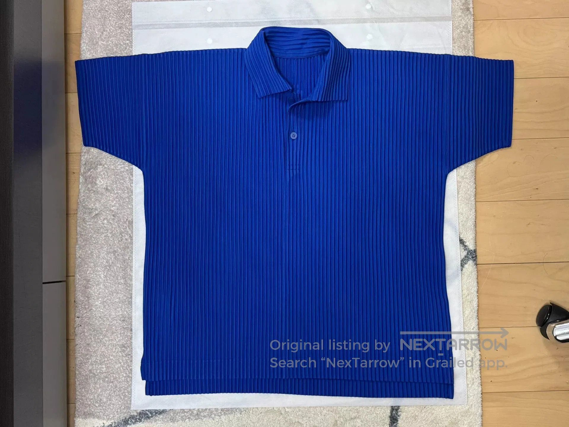 Homme Plisse Issey Miyake Issey Miyake Homme Plisse Short Sleeve Polo. Size US M / EU 48-50 / 2 - 1 Thumbnail
