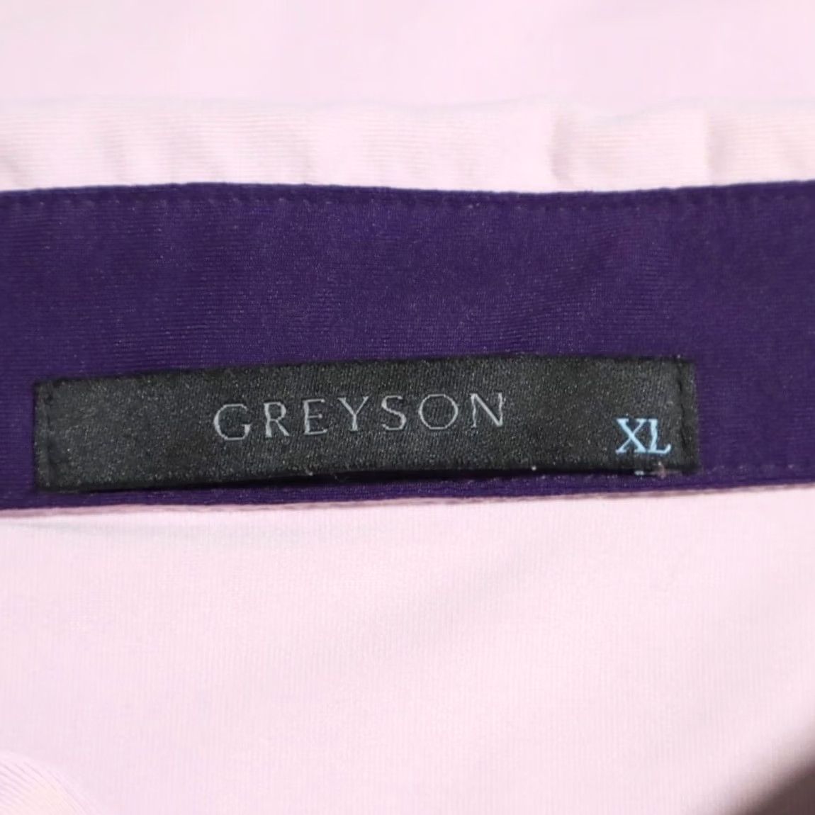 Vintage Greyson Cayuse High Stretch Nylon Solid Polo Shirt Pink Men's XL Size US XL / EU 56 / 4 - 5 Thumbnail