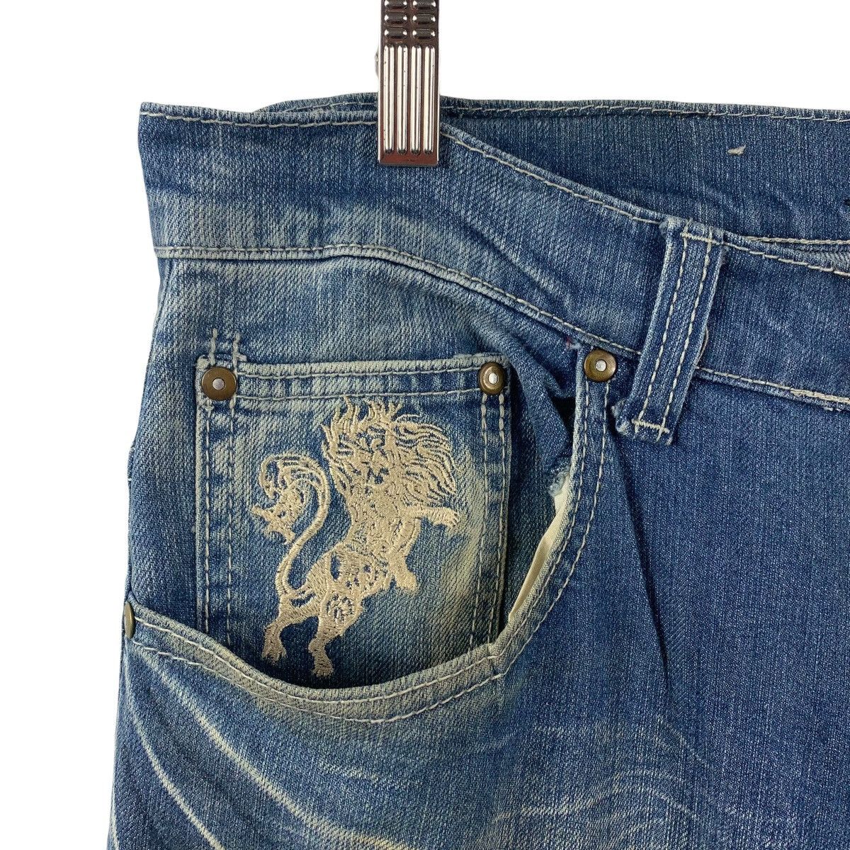 Sean John × Vintage Vintage SEAN JOHN dragon embroidery sukajan design jeans Size US 34 / EU 50 - 5 Thumbnail