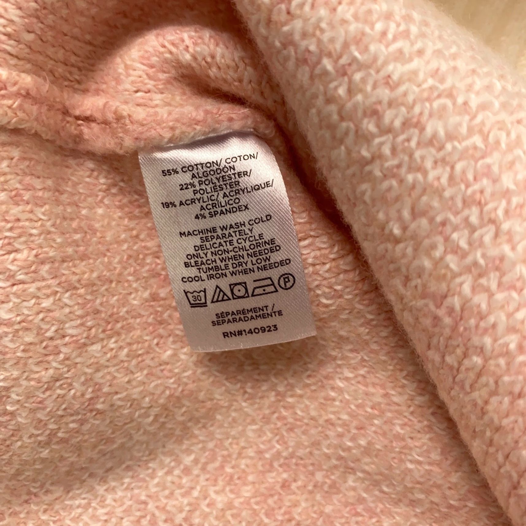 Loft LOFT Womens Sweater Large Pink Plaid Long Sleeve Pullover Casual Size L / US 10 / IT 46 - 4 Thumbnail