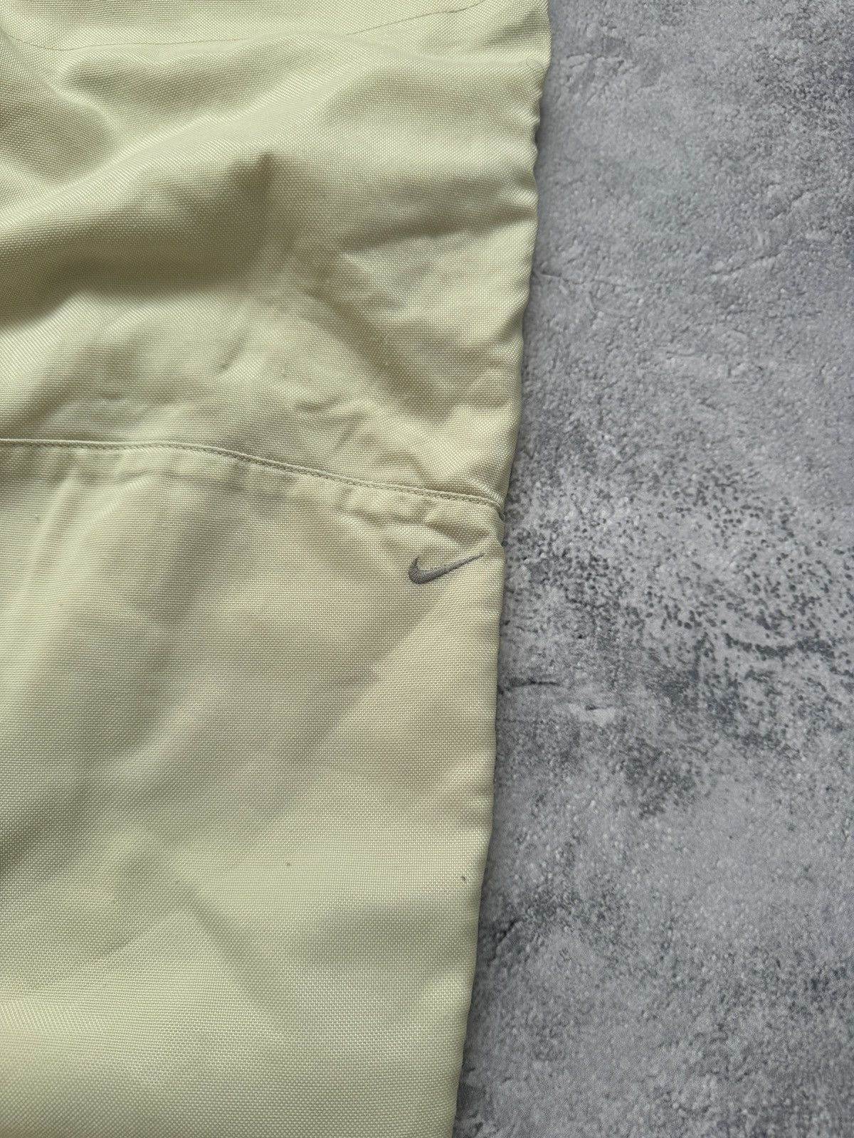 Nike × Vintage Crazy Vintage 90s Nike Baggy Fleece Pants Beige Size L Size US 34 / EU 50 - 4 Thumbnail